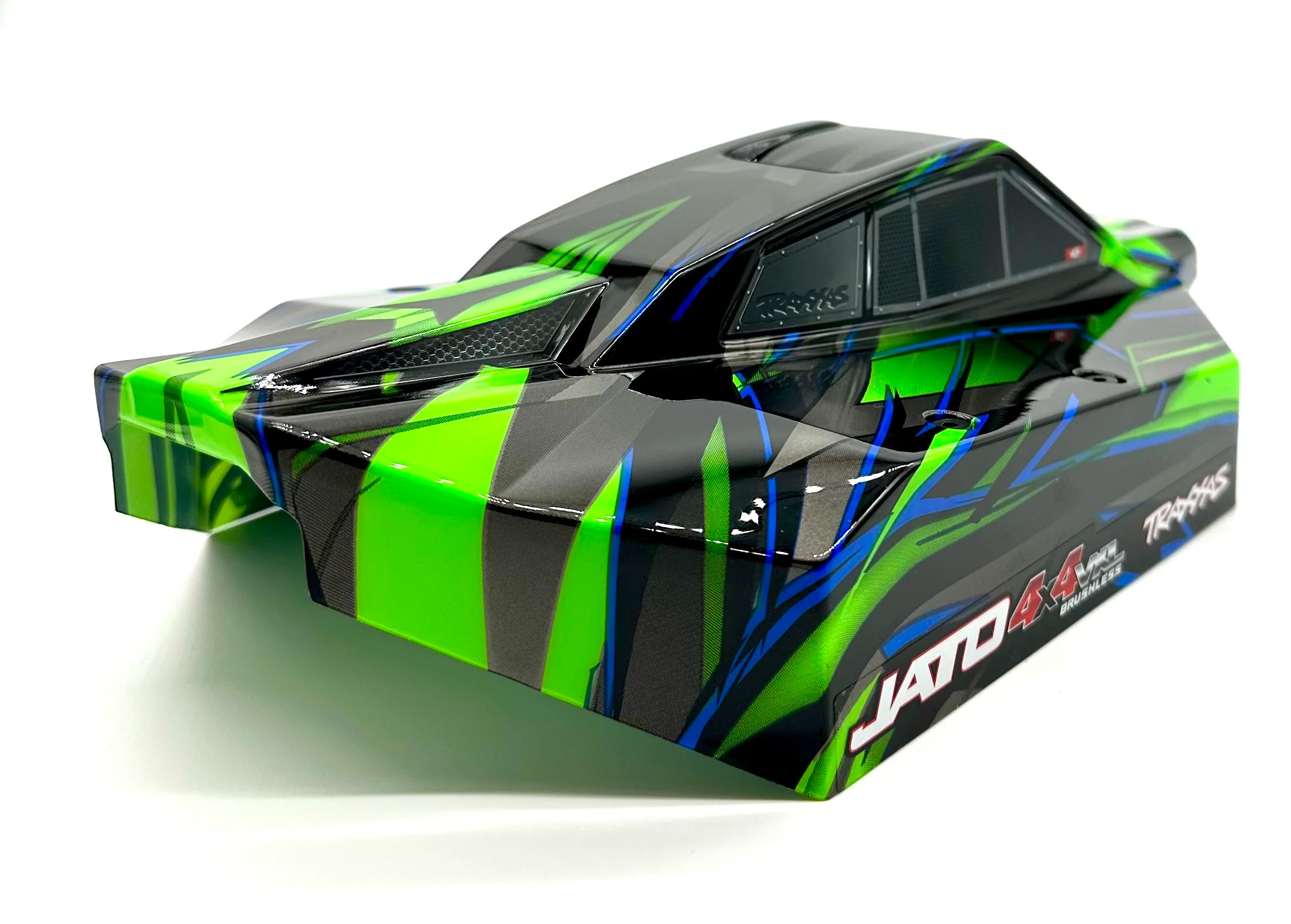 Jato 4x4 VXL BODY Shell (9060-GREEN) w/clipless mounts Traxxas 90386-4 - Image 5