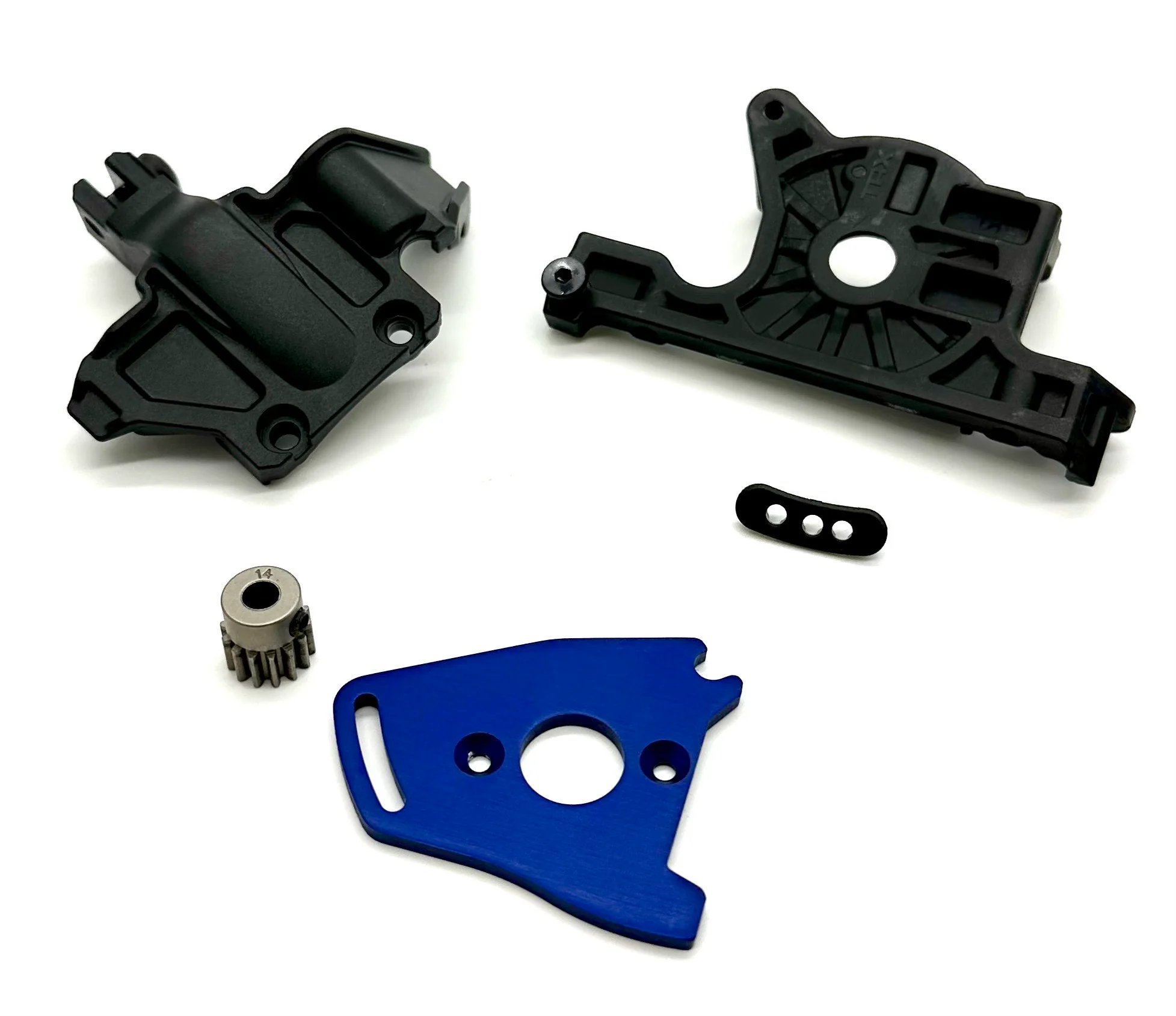 Jato 4x4 VXL MOTOR MOUNT & GEAR 7460a 9025 7490 (blue), Traxxas 90386-4