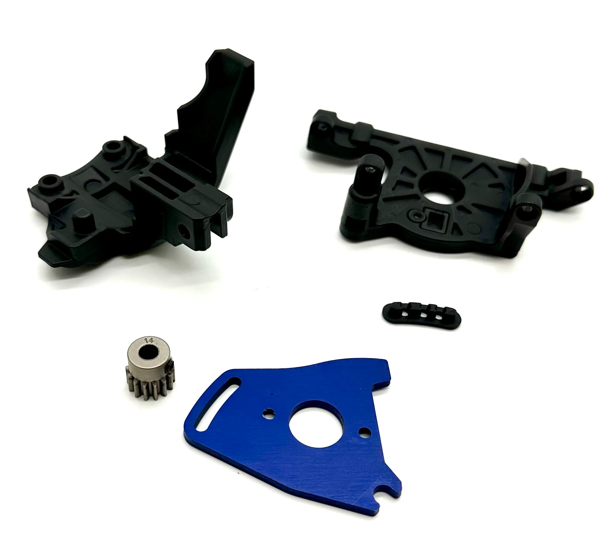 Jato 4x4 VXL MOTOR MOUNT & GEAR 7460a 9025 7490 (blue), Traxxas 90386-4 - Image 2