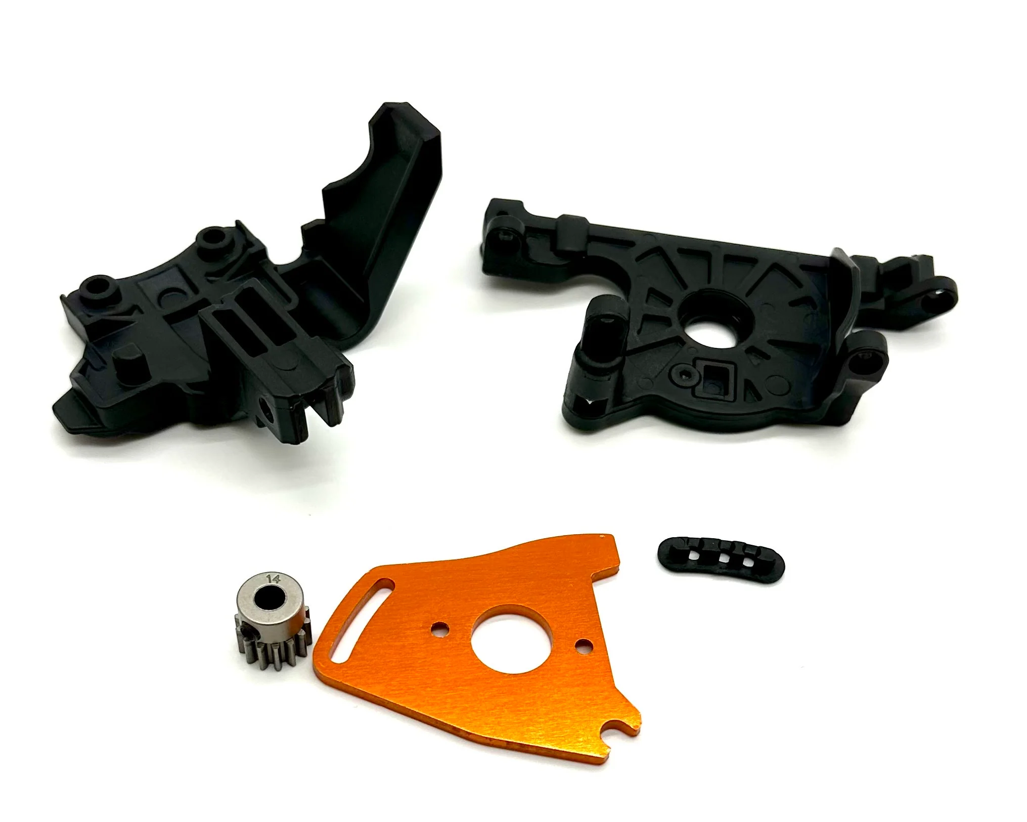 Jato 4x4 VXL MOTOR MOUNT & GEAR 7460a 9025 7490A (orange), Traxxas 90386-4 - Image 2