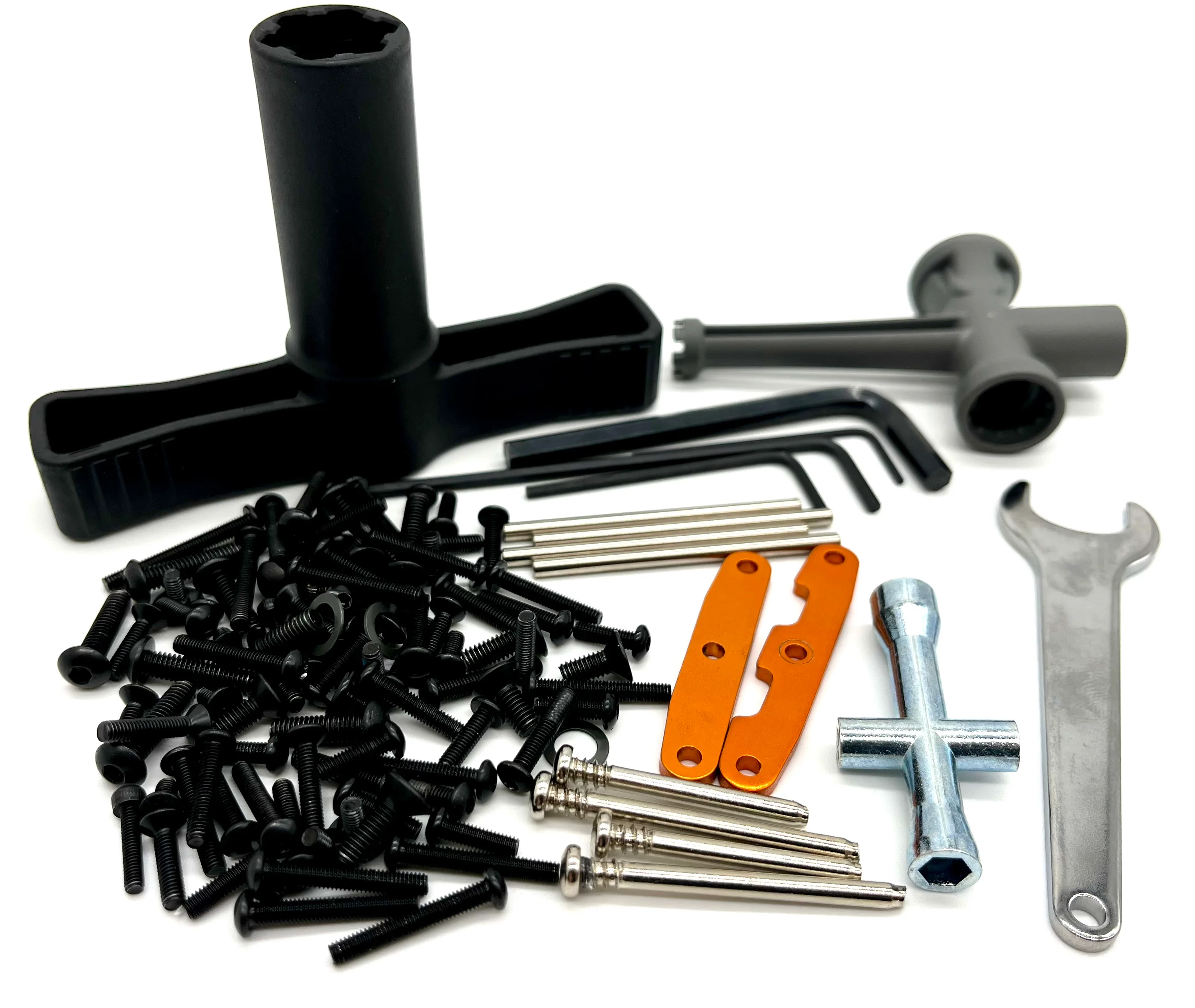 Jato 4x4 VXL SCREWS, TOOLS, HARDWARE set, w/orange tie bars Traxxas 90386-4