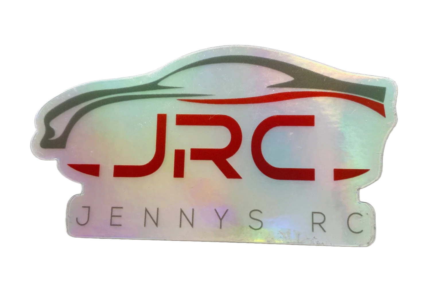 JRC Holographic Decal Sticker (3" x 1.61") Jennys RC Merch - Image 3