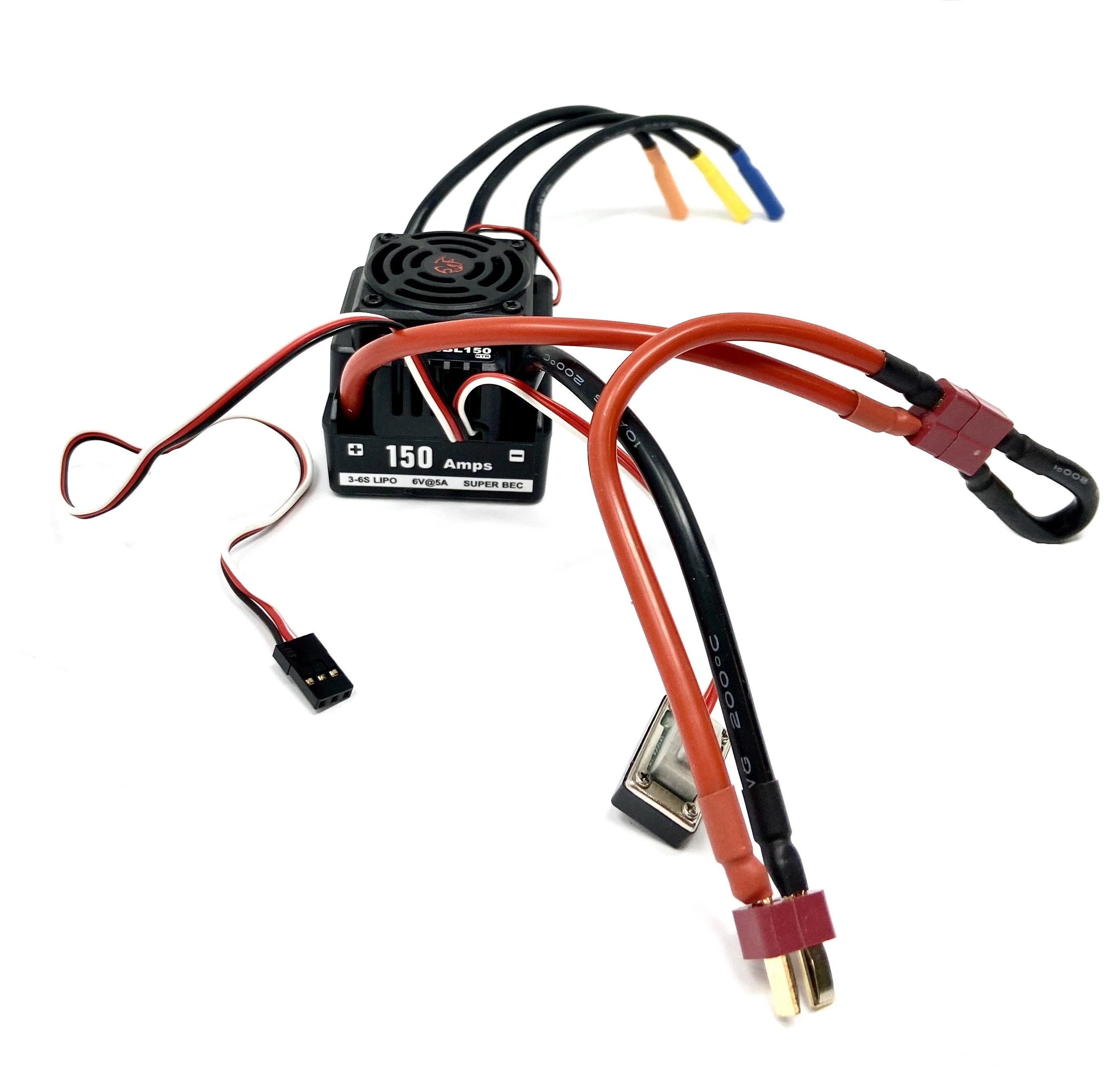Kaiju EXT - ESC (150a brushless QUICRUN 08 3-6s LiPo WP-8BL150 Redcat Racing - Image 2