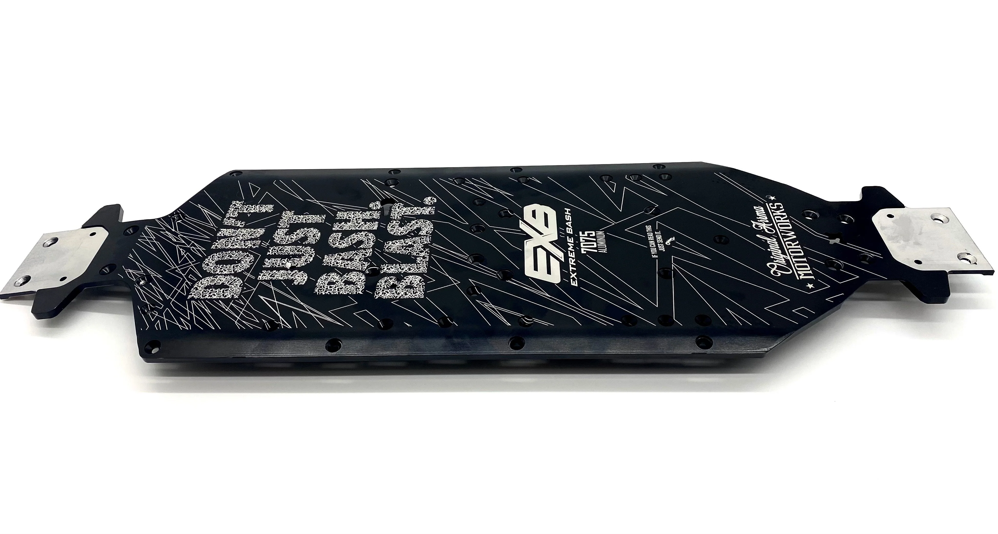 KRATON 8S EXB - CHASSIS (black 5mm aluminum 510mm wheelbase Arrma 1/5 ARA5808V2 - Image 3