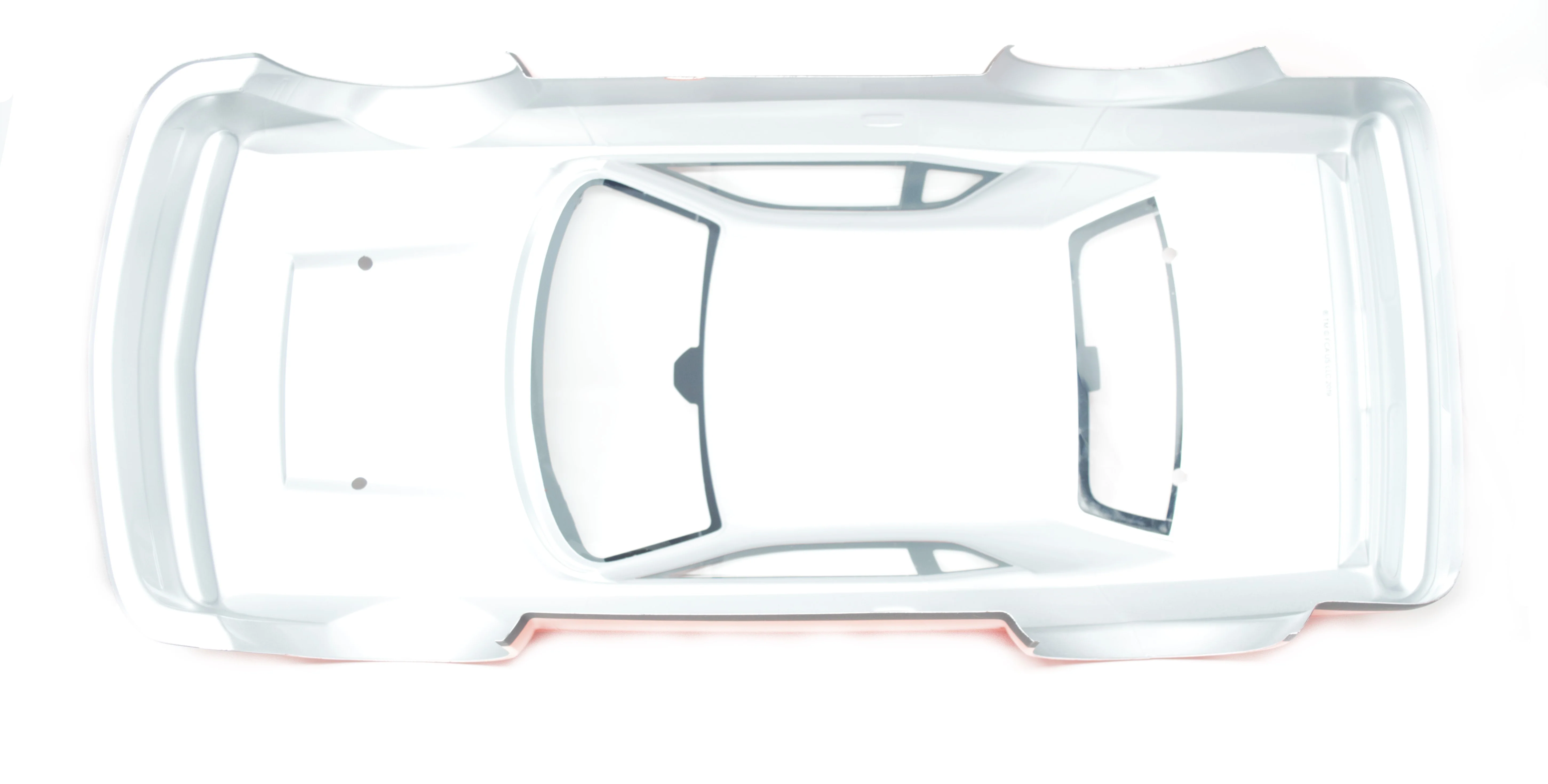 Kyosho Inferno GT2 RTR BODY SHELL Dodge Challenger SRT Red/Mango/Orange (KYOIGB106 - Image 2