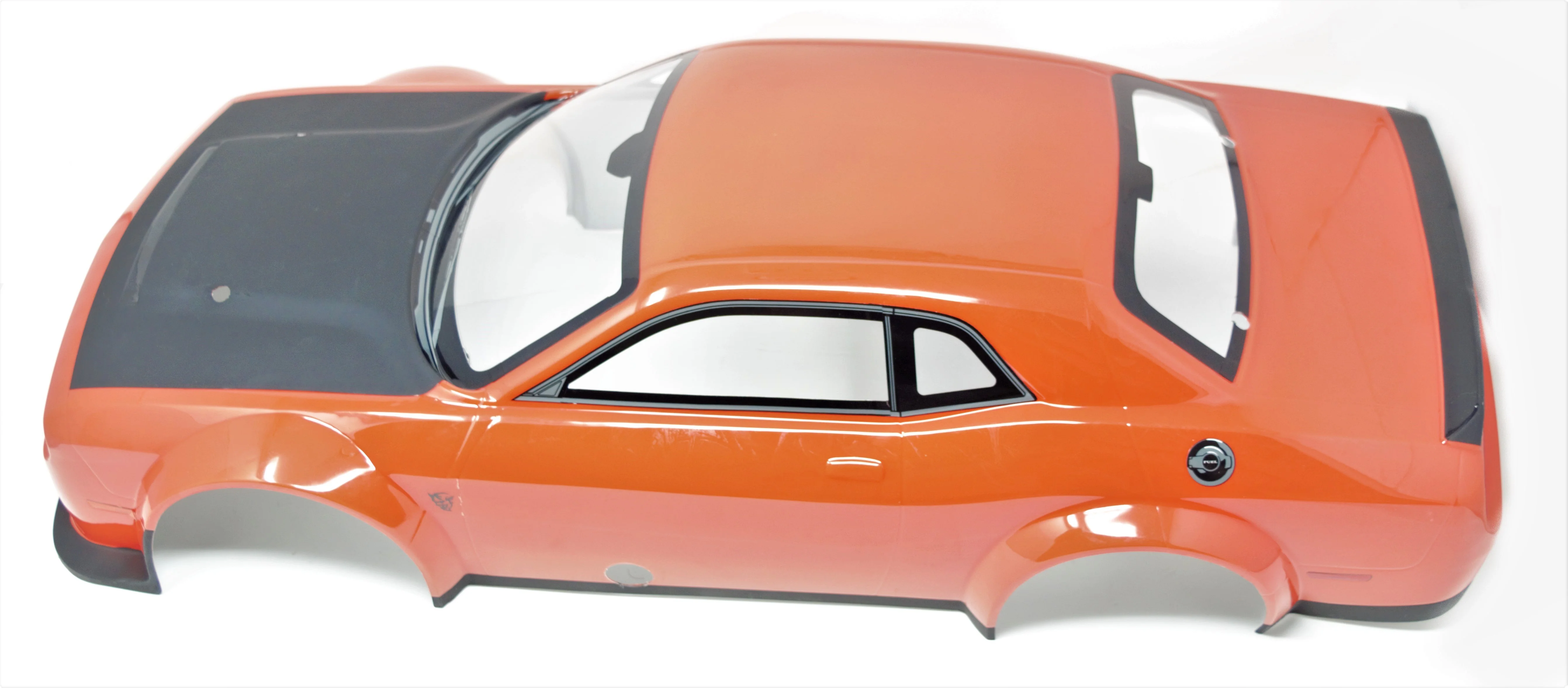 Kyosho Inferno GT2 RTR BODY SHELL Dodge Challenger SRT Red/Mango/Orange (KYOIGB106 - Image 3
