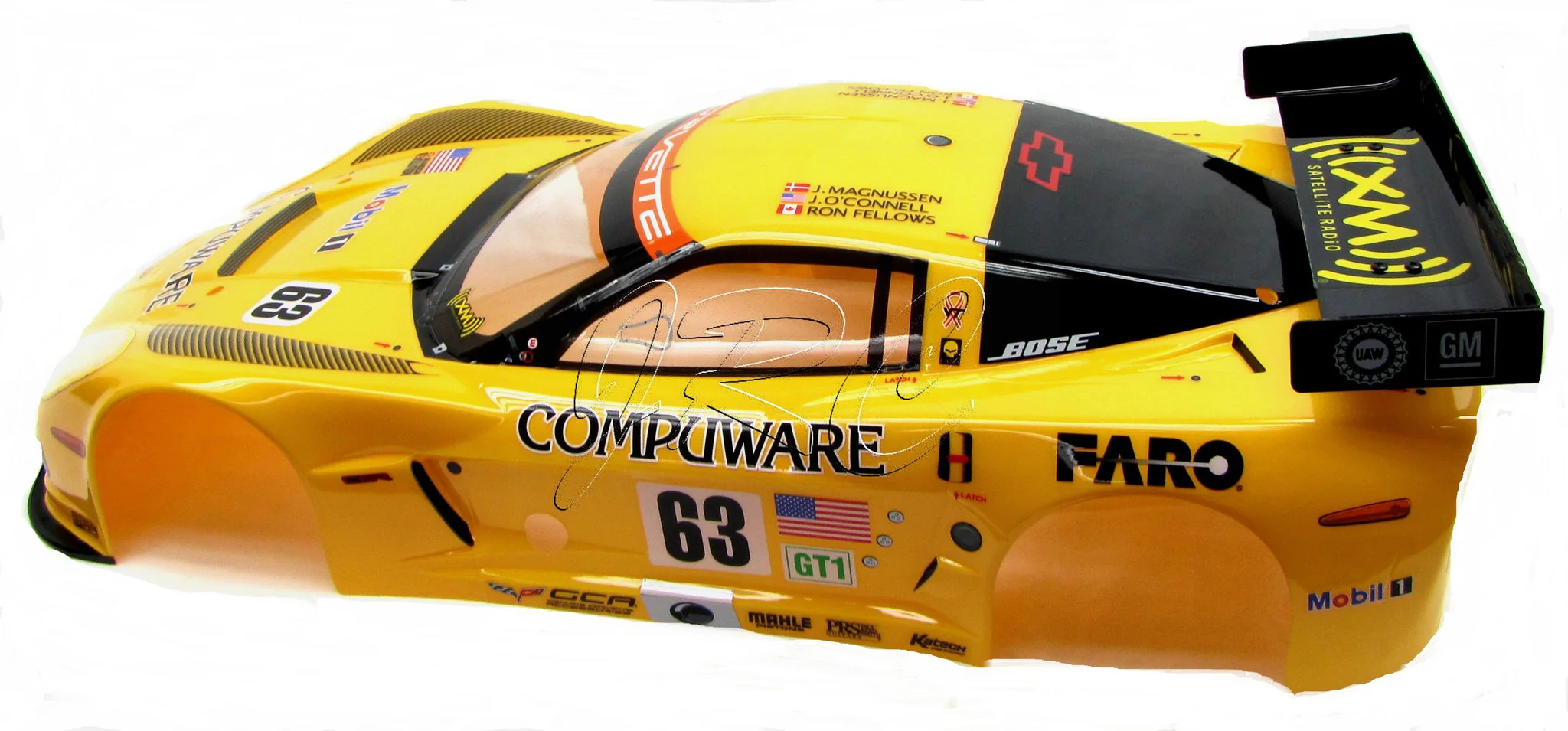 Kyosho Inferno GT2 RTR BODY SHELL (Yellow Corvette  KYO IGB105 - Image 5