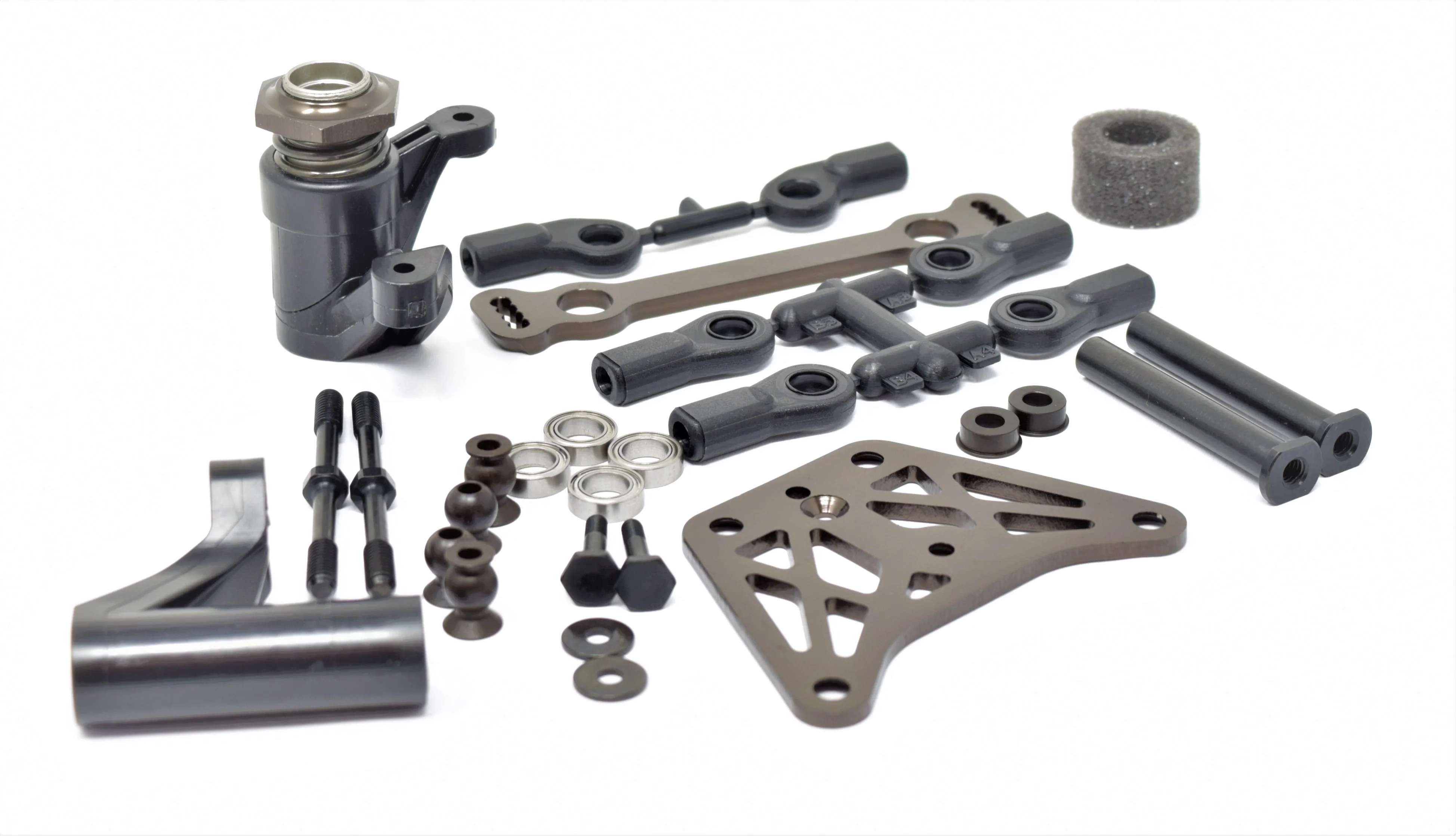 Kyosho Inferno MP10 - STEERING SET (BELL CRANK servo saver plate KYO33015B - Image 2