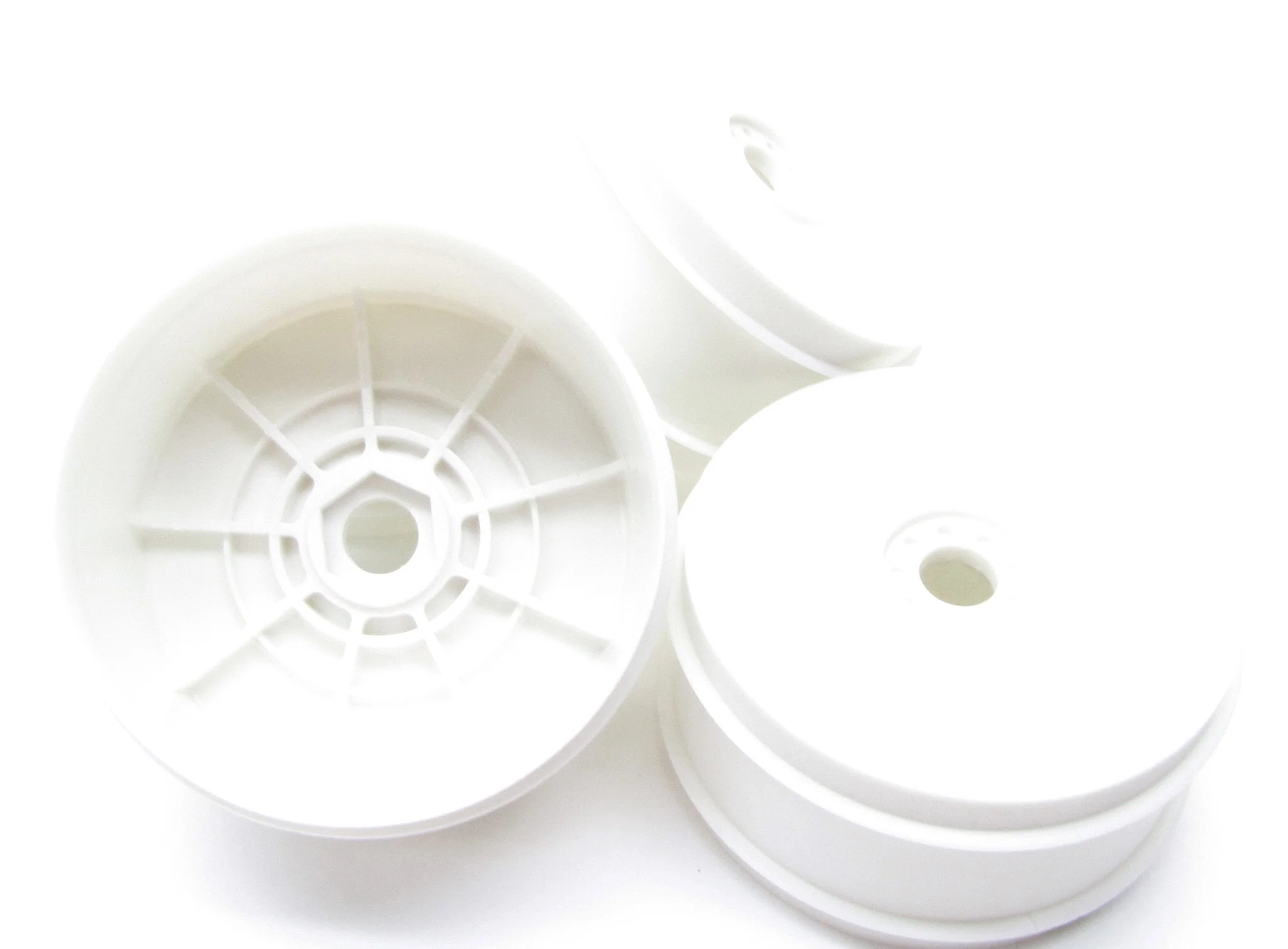 Kyosho Inferno MP10 - WHEELS / RIMS White dish 17mm TKI3 tki4 KYO33015B