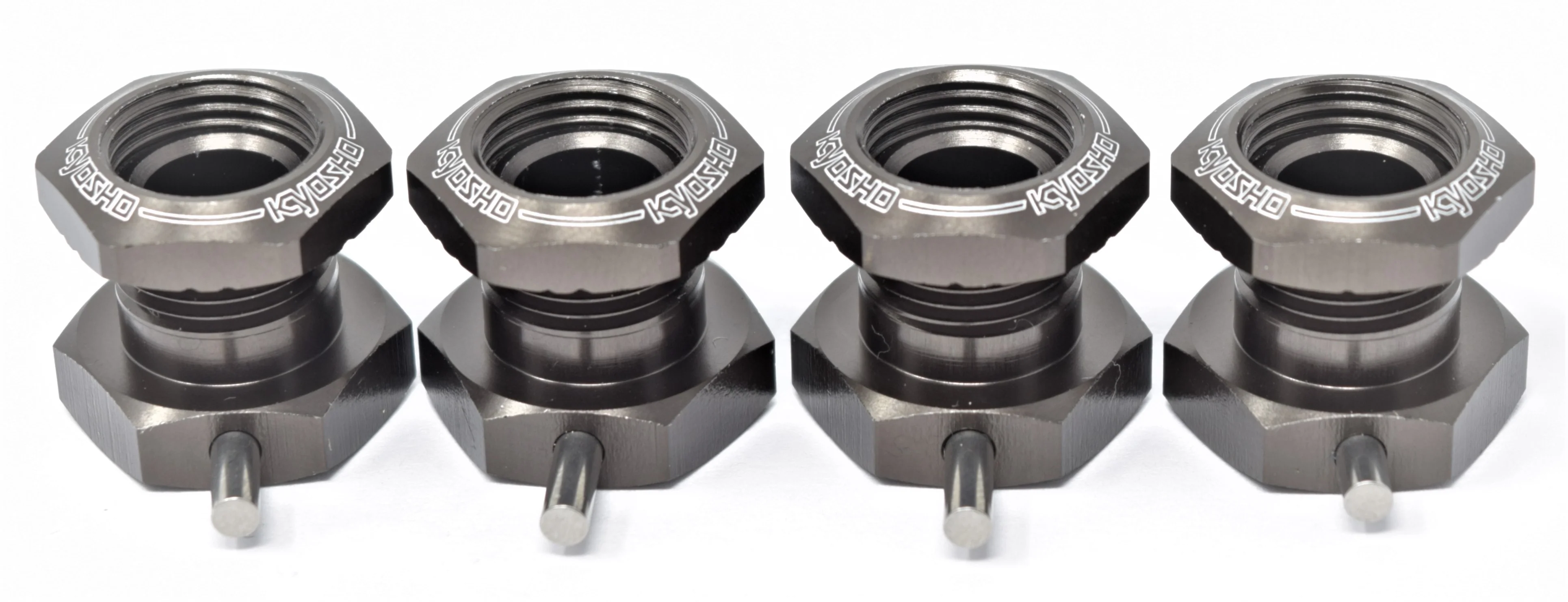 Kyosho Inferno MP10e - 17mm HEX HUBS nuts pins wheel tki4 tki3 serrated KYO34110 - Image 6