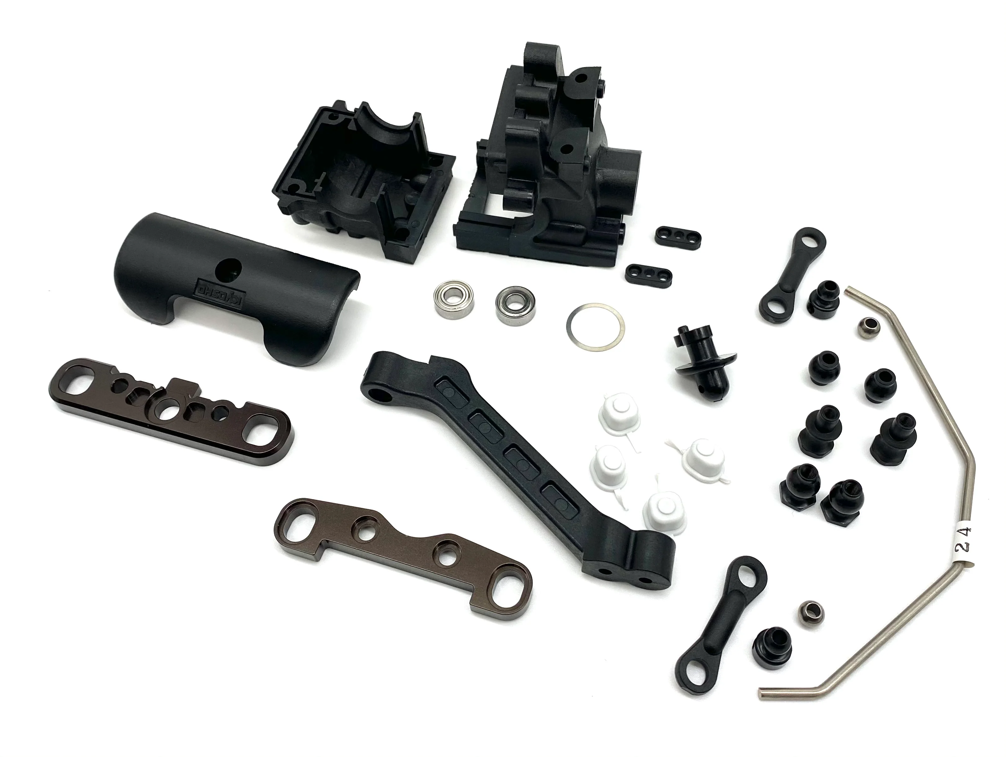 Kyosho Inferno MP10e - FRONT SUSPENSION (bulhead sway bar braces) TKI3 KYO34110