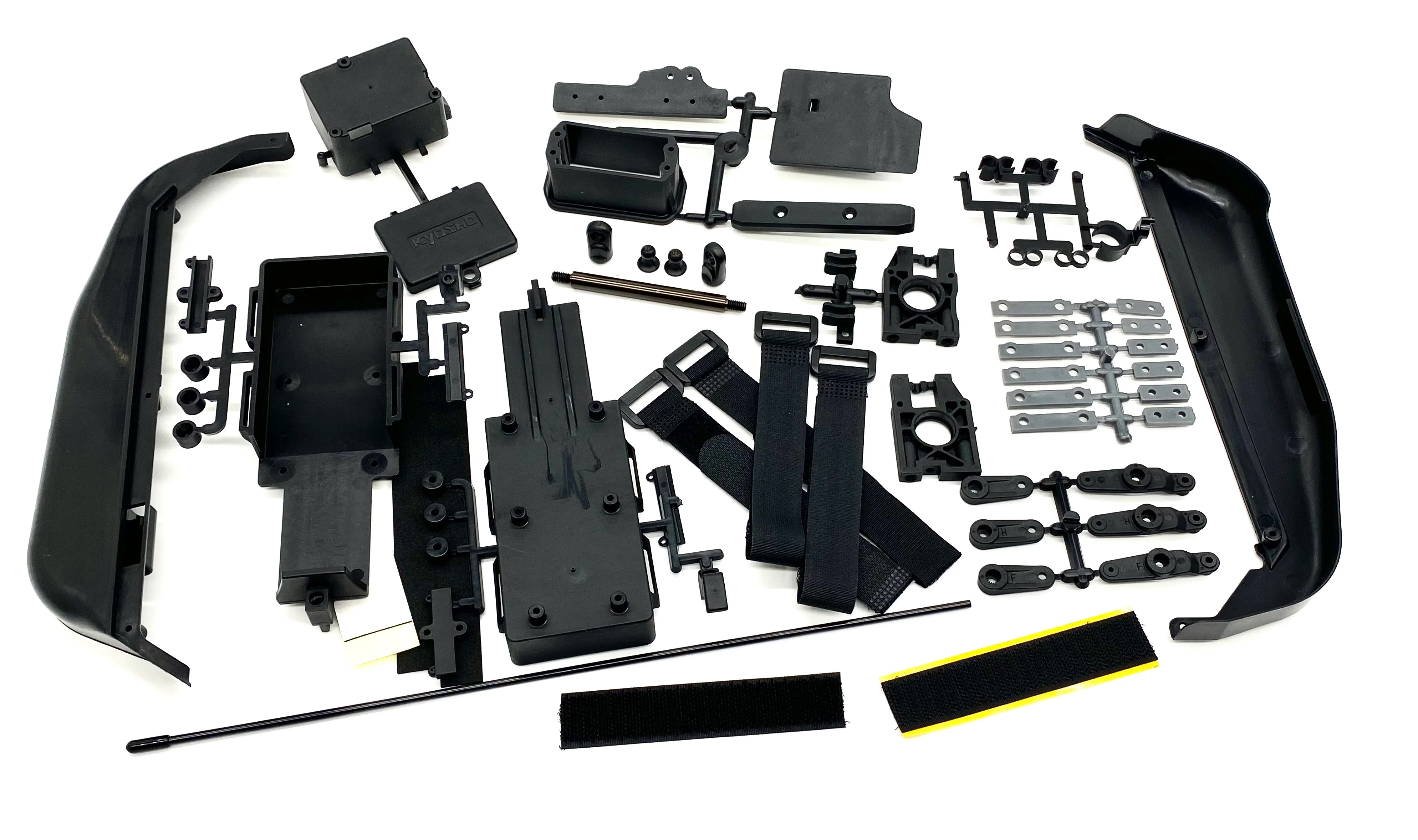 Kyosho Inferno MP10e - SIDE GUARDS, BATTERY & RECEIVER BOX Tray servo KYO34110 - Image 3