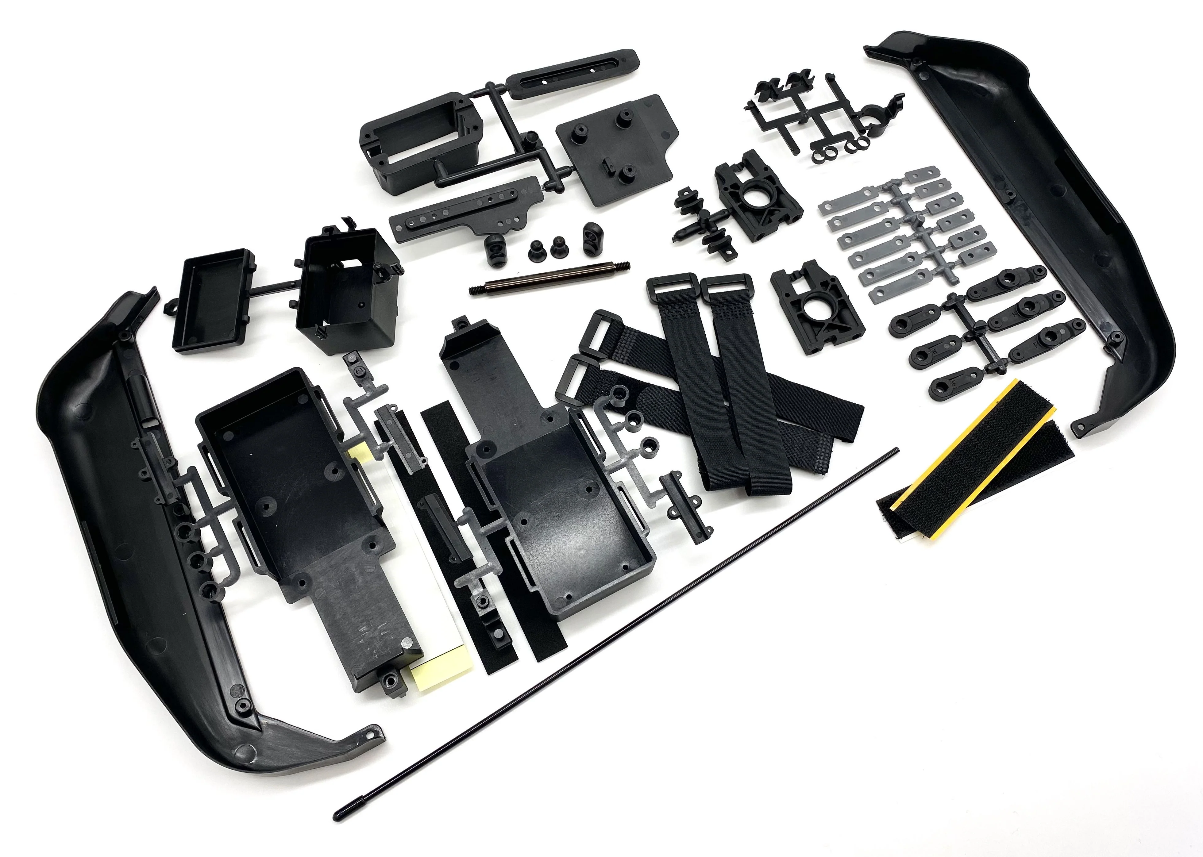 Kyosho Inferno MP10e - SIDE GUARDS, BATTERY & RECEIVER BOX Tray servo KYO34110 - Image 4