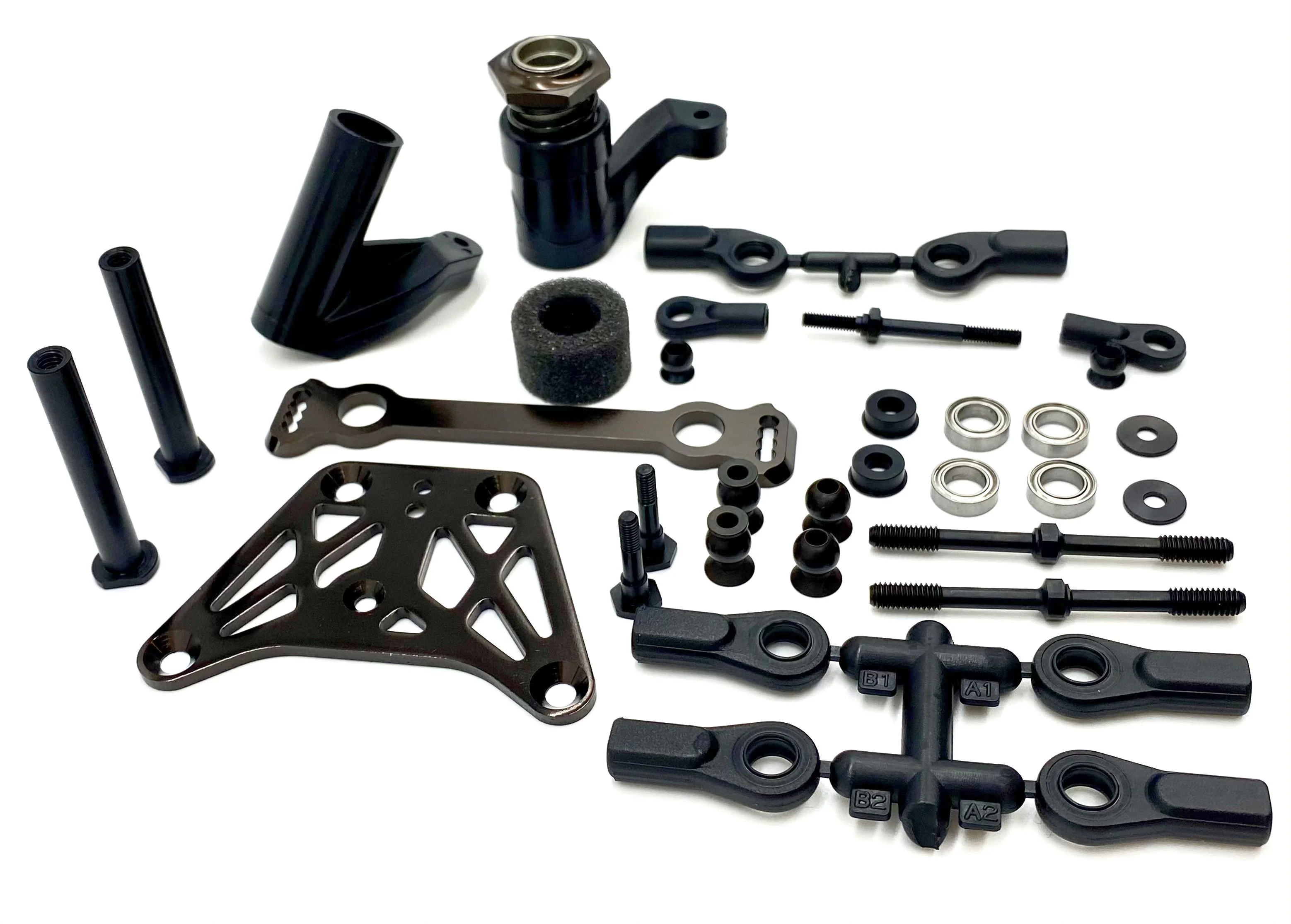 Kyosho Inferno MP10e - STEERING SET (BELL CRANK servo saver plate KYO34110 - Image 2