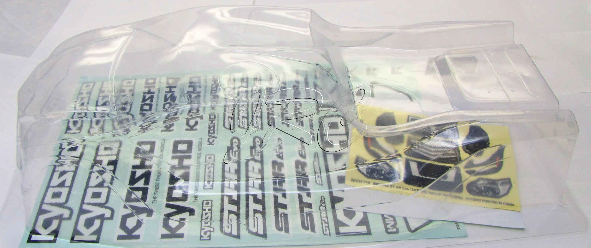 Kyosho ST-RR EVO.2 CLEAR BODY (Truggy Shell, mask & Decals Inferno KYO33004B