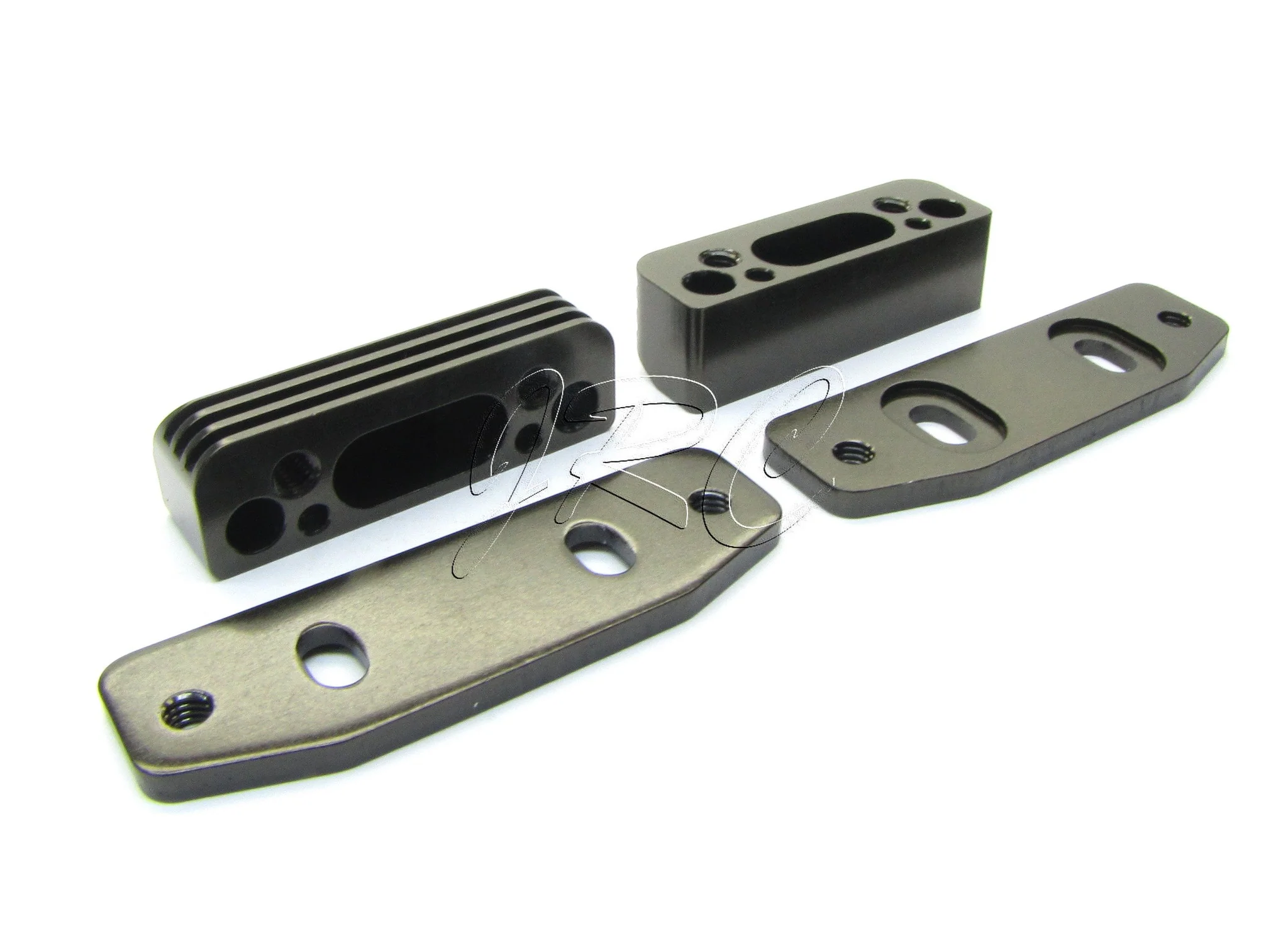 Kyosho ST-RR EVO.2 ENGINE MOUNTS, plate gunmetal TKI3 TKI2 MP9 Inferno KYO33004B