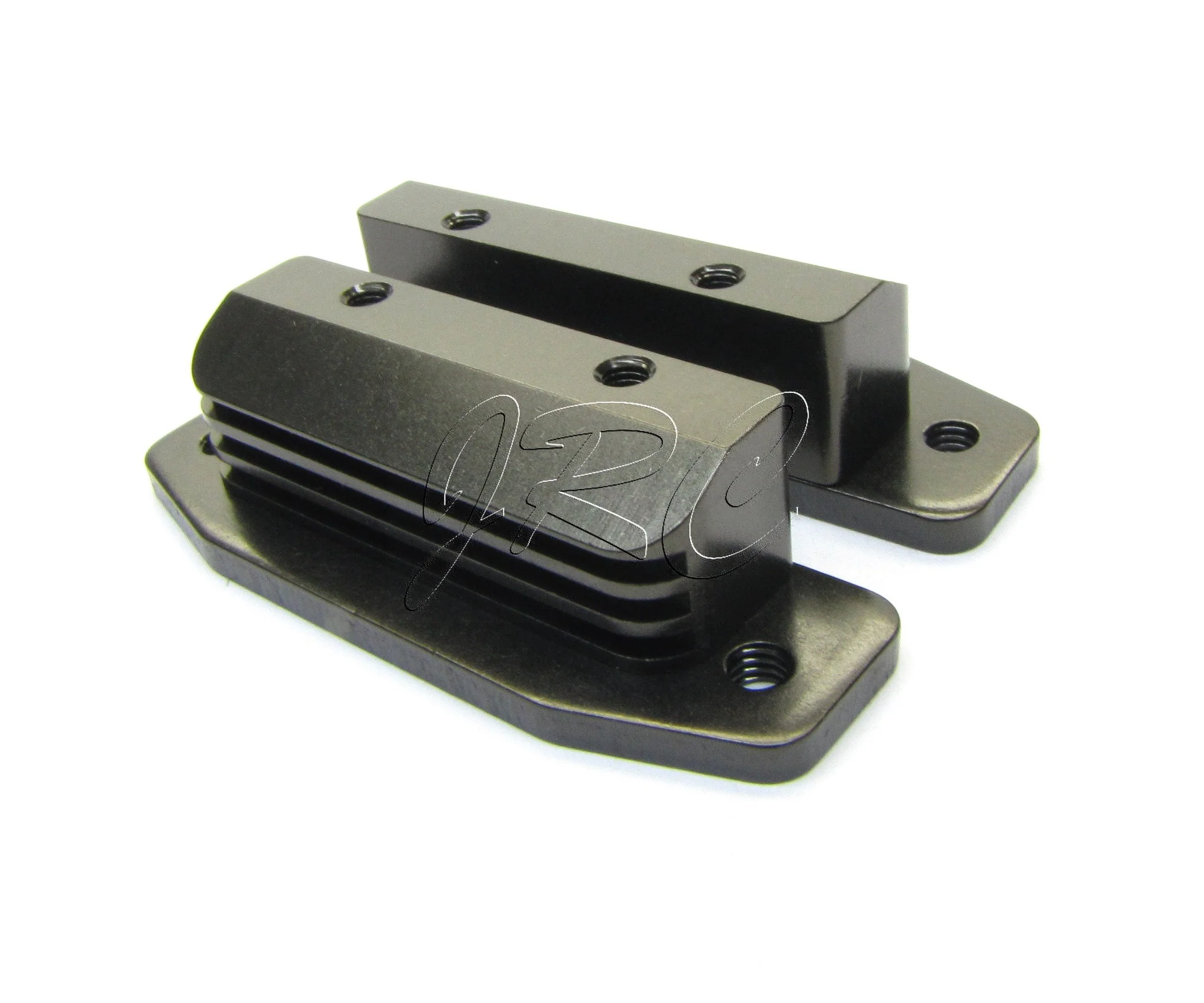 Kyosho ST-RR EVO.2 ENGINE MOUNTS, plate gunmetal TKI3 TKI2 MP9 Inferno KYO33004B - Image 2