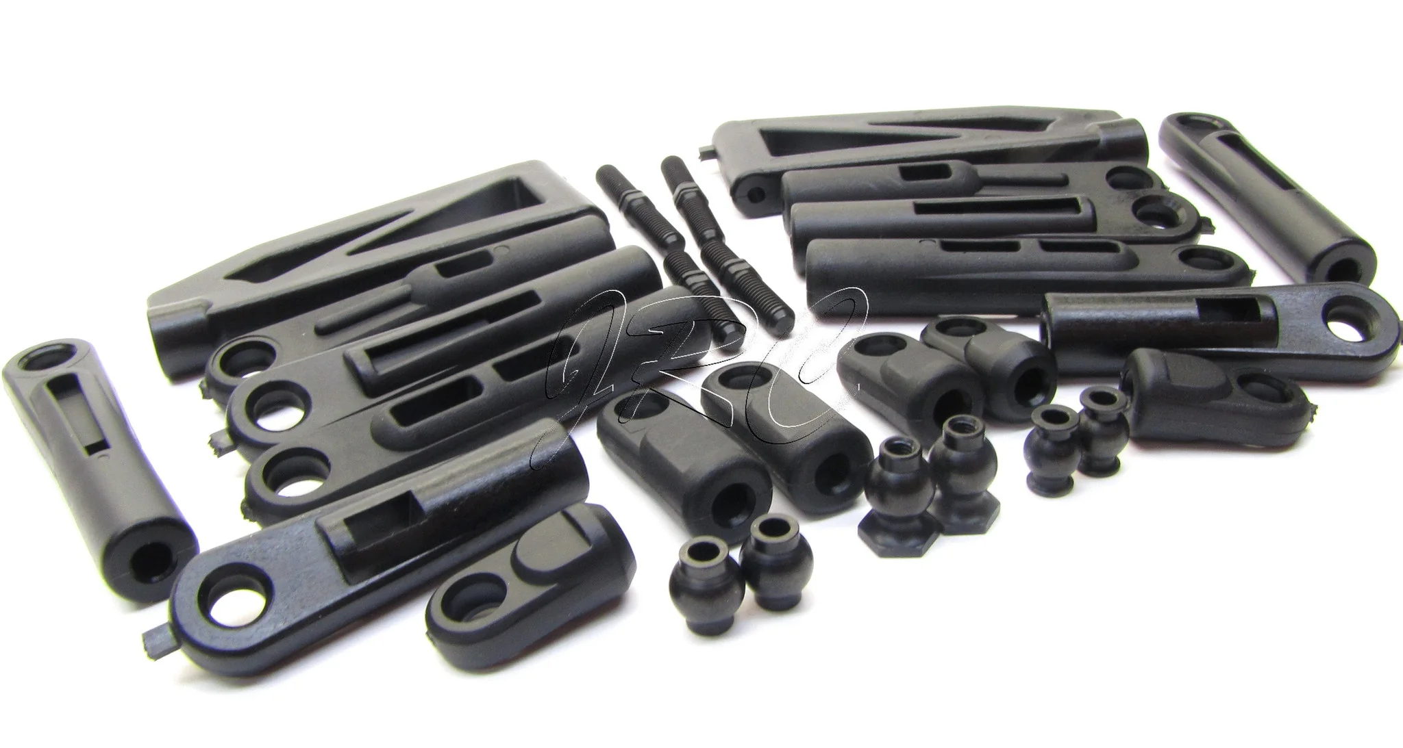 Kyosho ST-RR EVO.2 TIE ROD Set (upper arms hard adjust steel ball ends KYO33004B - Image 2