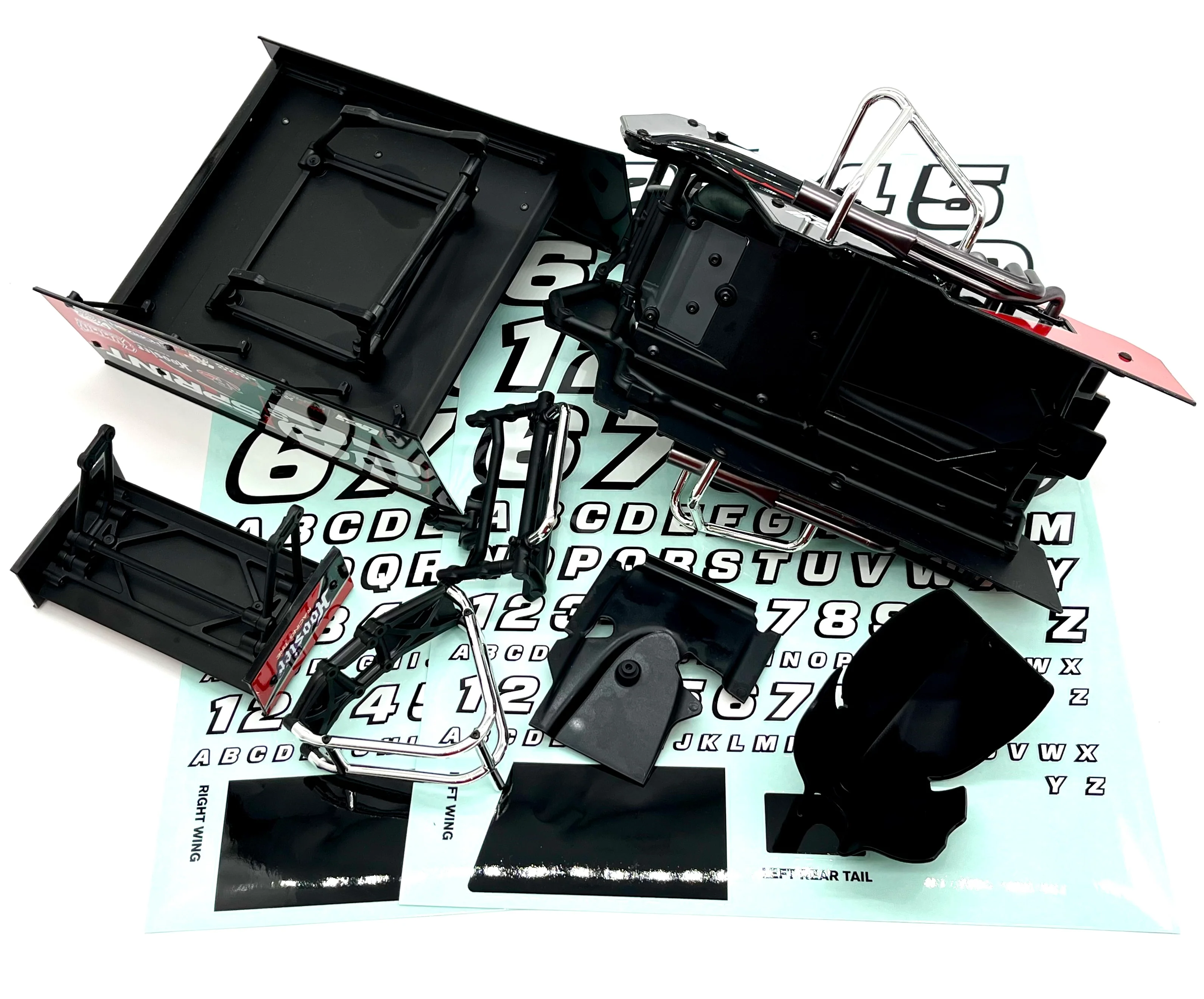 Losi 22s SPRINT - Body (body set & cage, RED interior driver LOS-1387 - Image 3