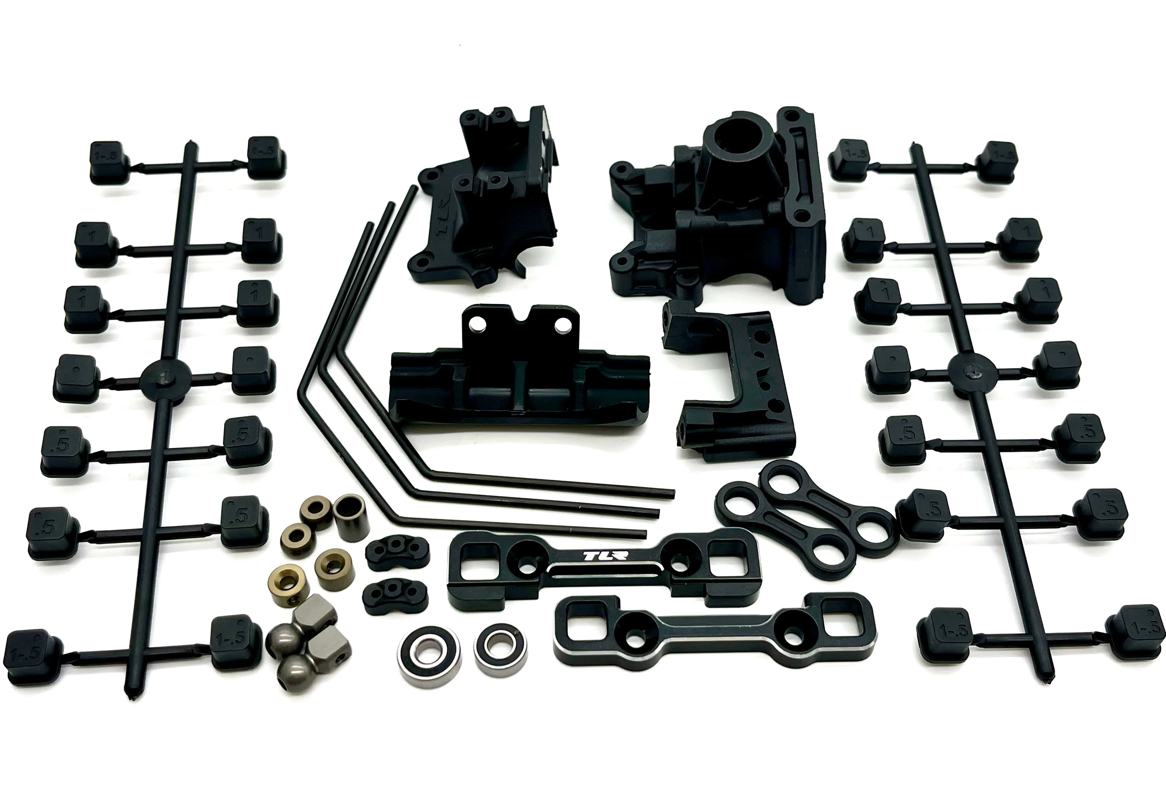 Losi 8IGHT-X/E 2.0 Buggy - Front Suspension (Sway Bars, Gear box Bulkhead  TLR04012
