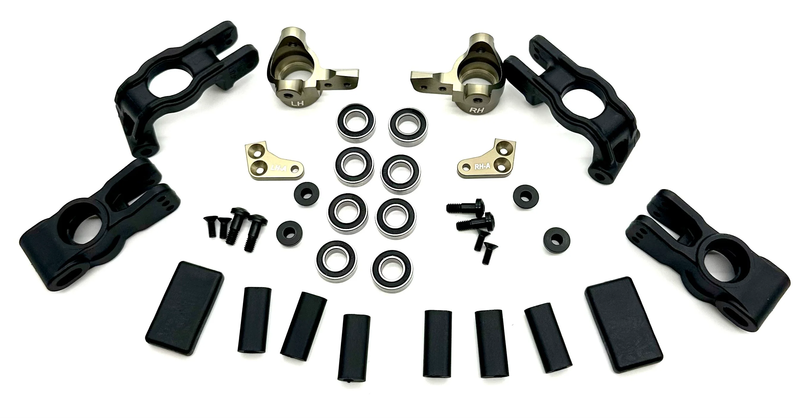 Losi 8IGHT-X/E 2.0 Buggy - Hubs & Uprights (Front rear axle bearings spindles TLR04012