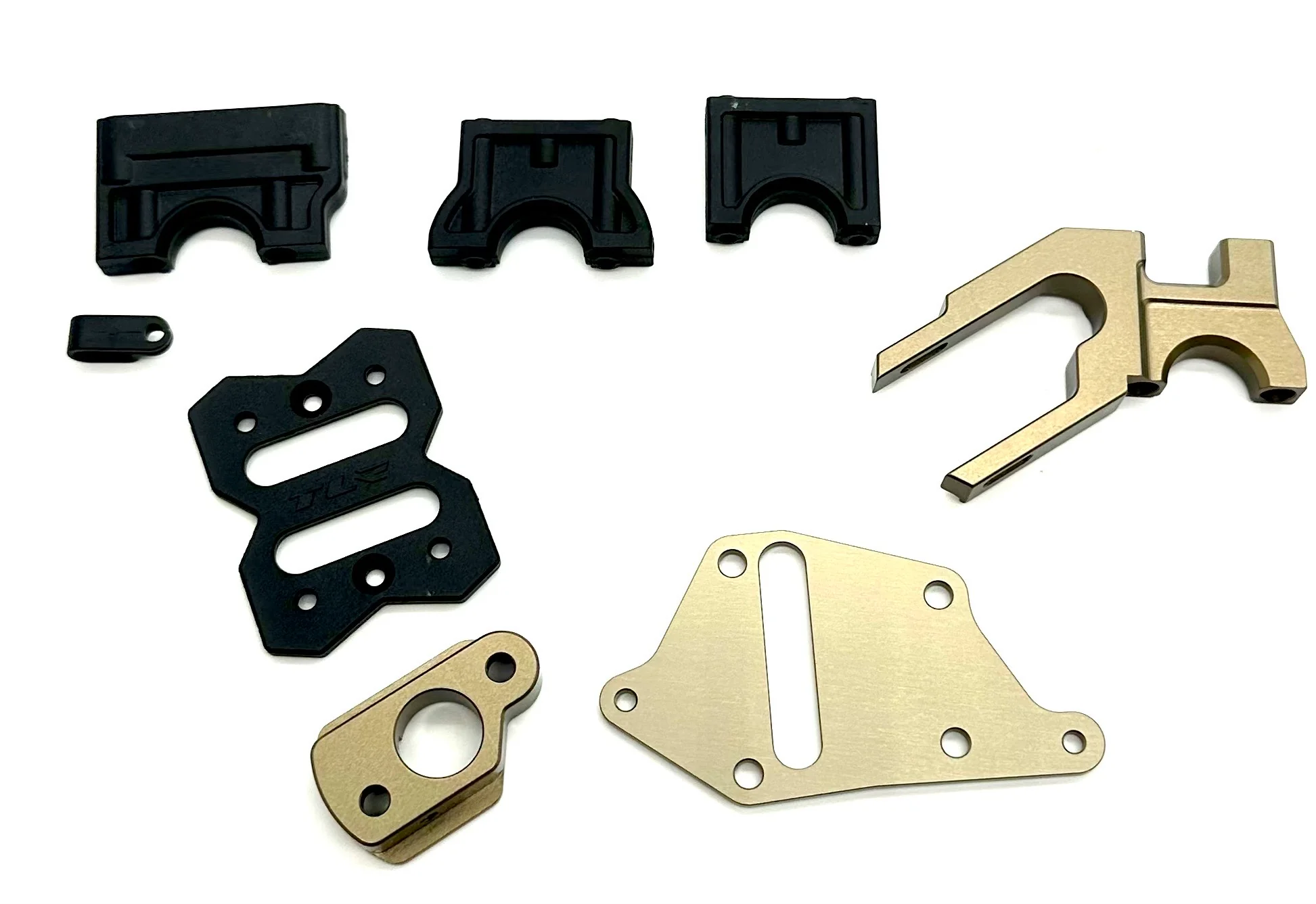 Losi 8IGHT-X/E 2.0 Buggy - Motor Mount w Adapter annodized Alum TLR04012