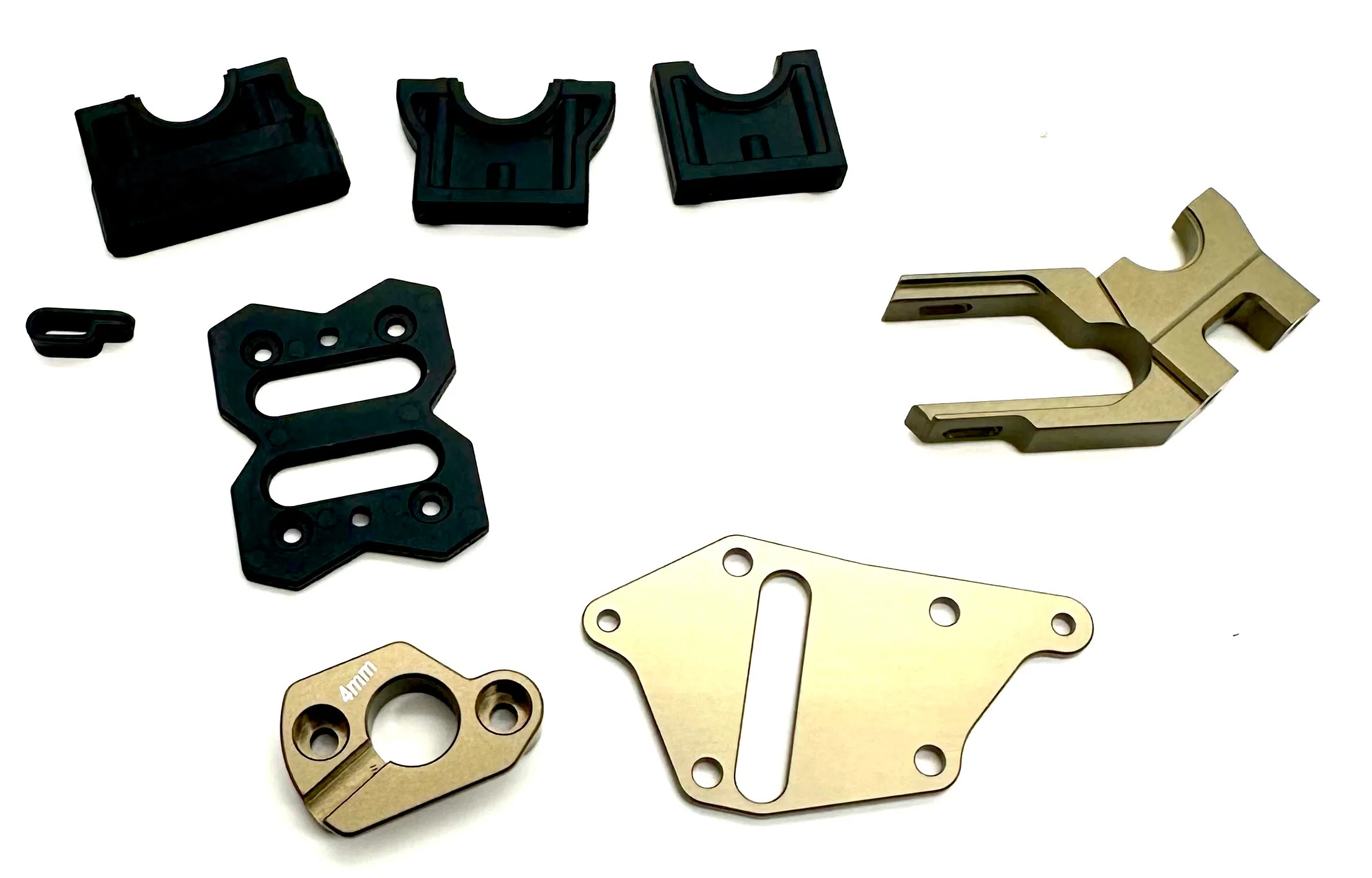 Losi 8IGHT-X/E 2.0 Buggy - Motor Mount w Adapter annodized Alum TLR04012 - Image 2