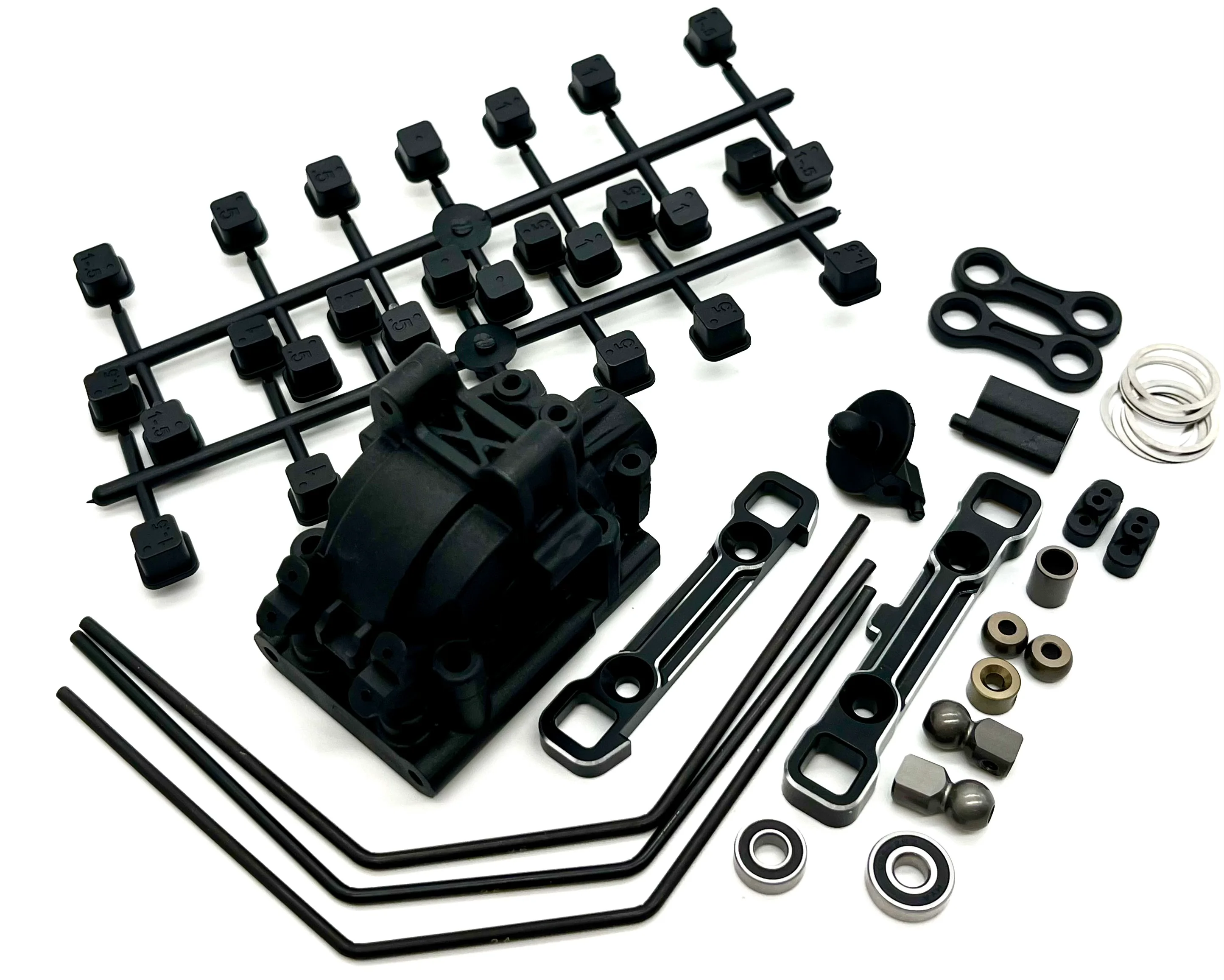 Losi 8IGHT-X/E 2.0 Buggy - Rear Suspension (Sway Bars, Gear box Bulkhead TLR04012 - Image 2