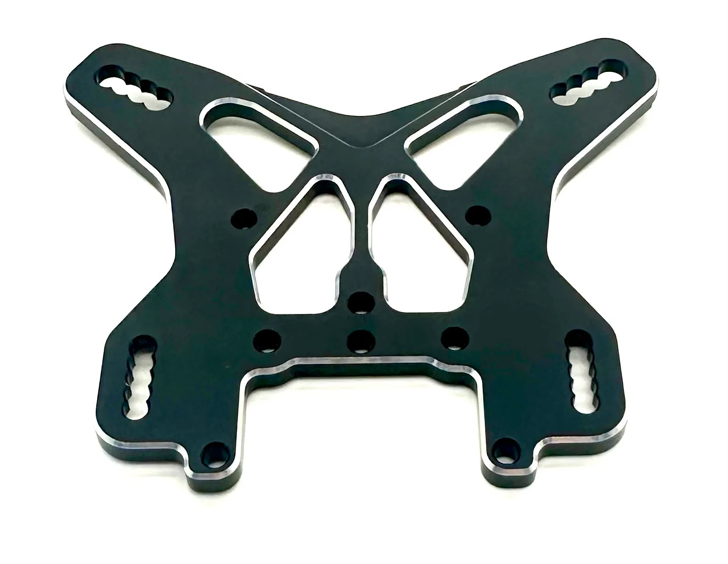 Losi 8IGHT-X/E 2.0 Buggy - Rear TOWER (shock upright black annodized TLR04012 - Image 2
