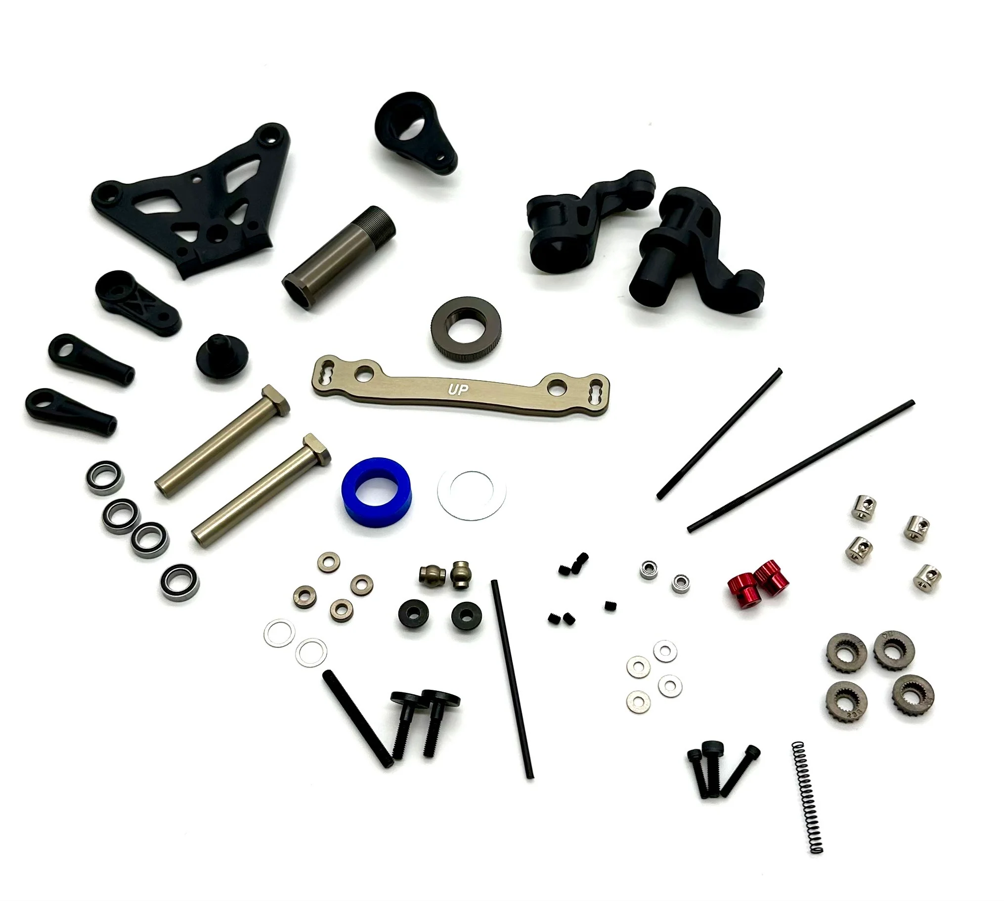 Losi 8IGHT-X/E 2.0 Buggy - Steering Set (bellcrank, posts, arms, rack linkage TLR04012