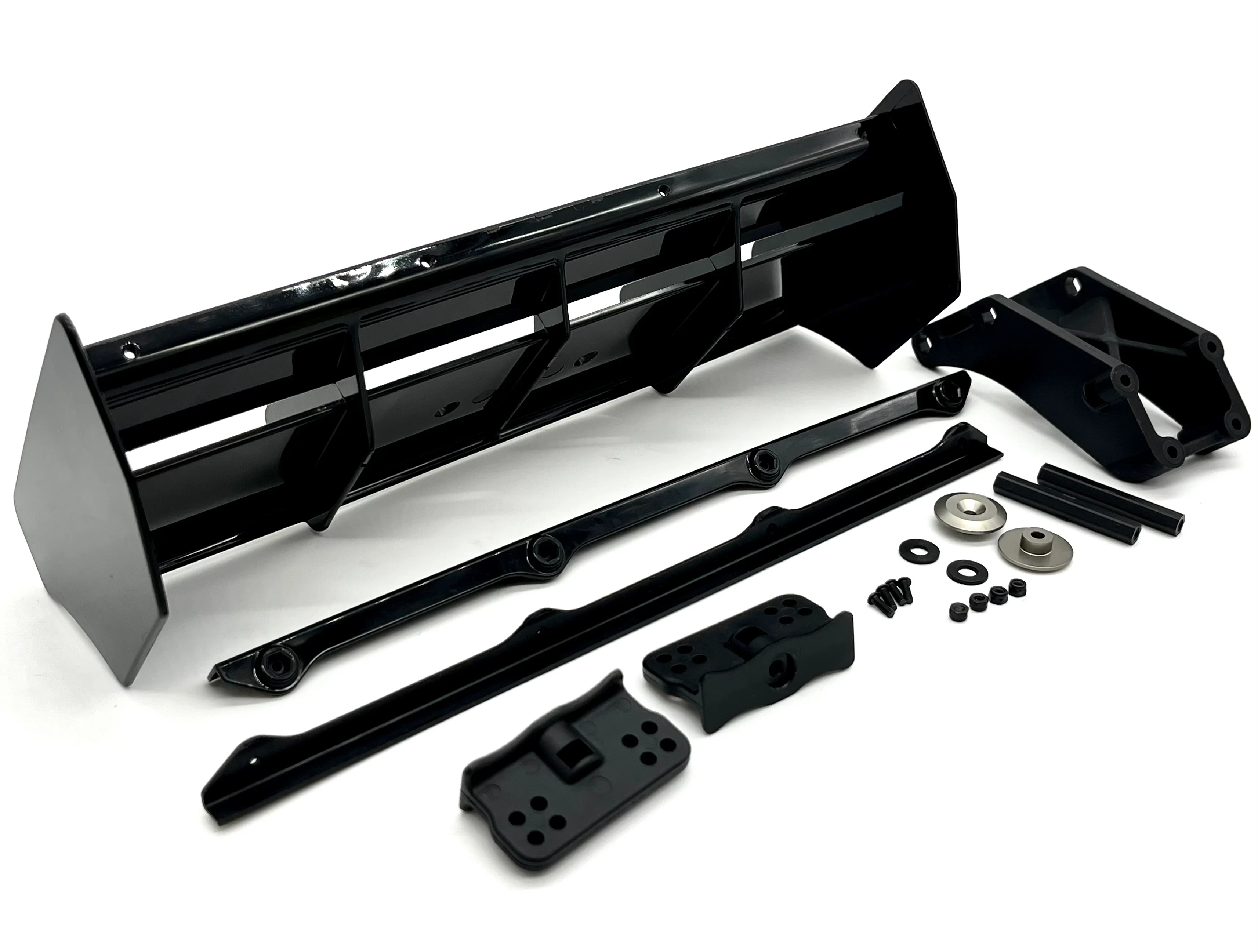 Losi 8IGHT-X/E 2.0 Buggy - Wing & Mount (Spiler upright black TLR04012 - Image 2