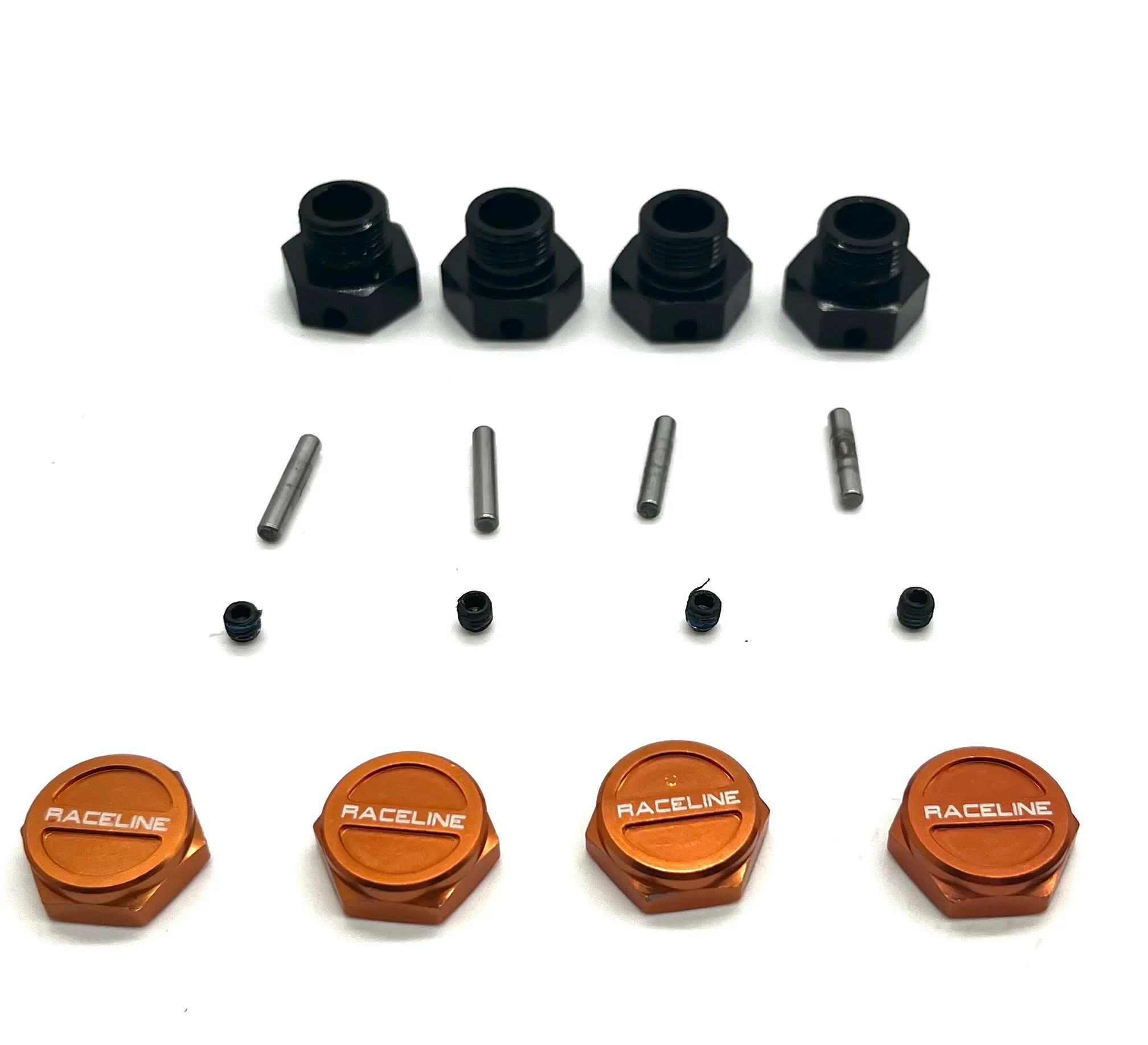 Losi 8IGHT-X Super Lasernut - HEXES (wheel, gunmetal with nut LOS04019 - Image 2