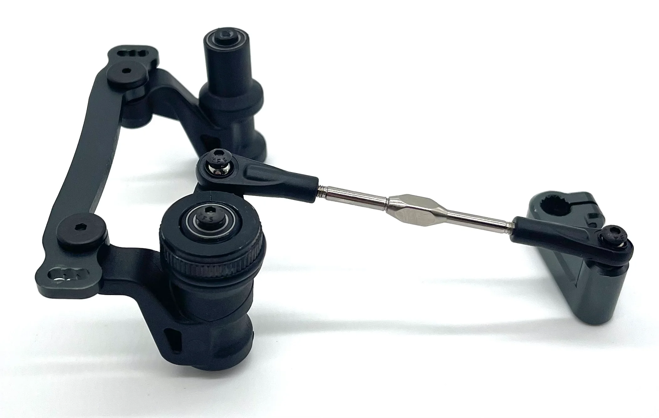 Losi 8IGHT-X Super Lasernut - Steering Set (bellcrank, posts, arms, rack LOS04019 - Image 2