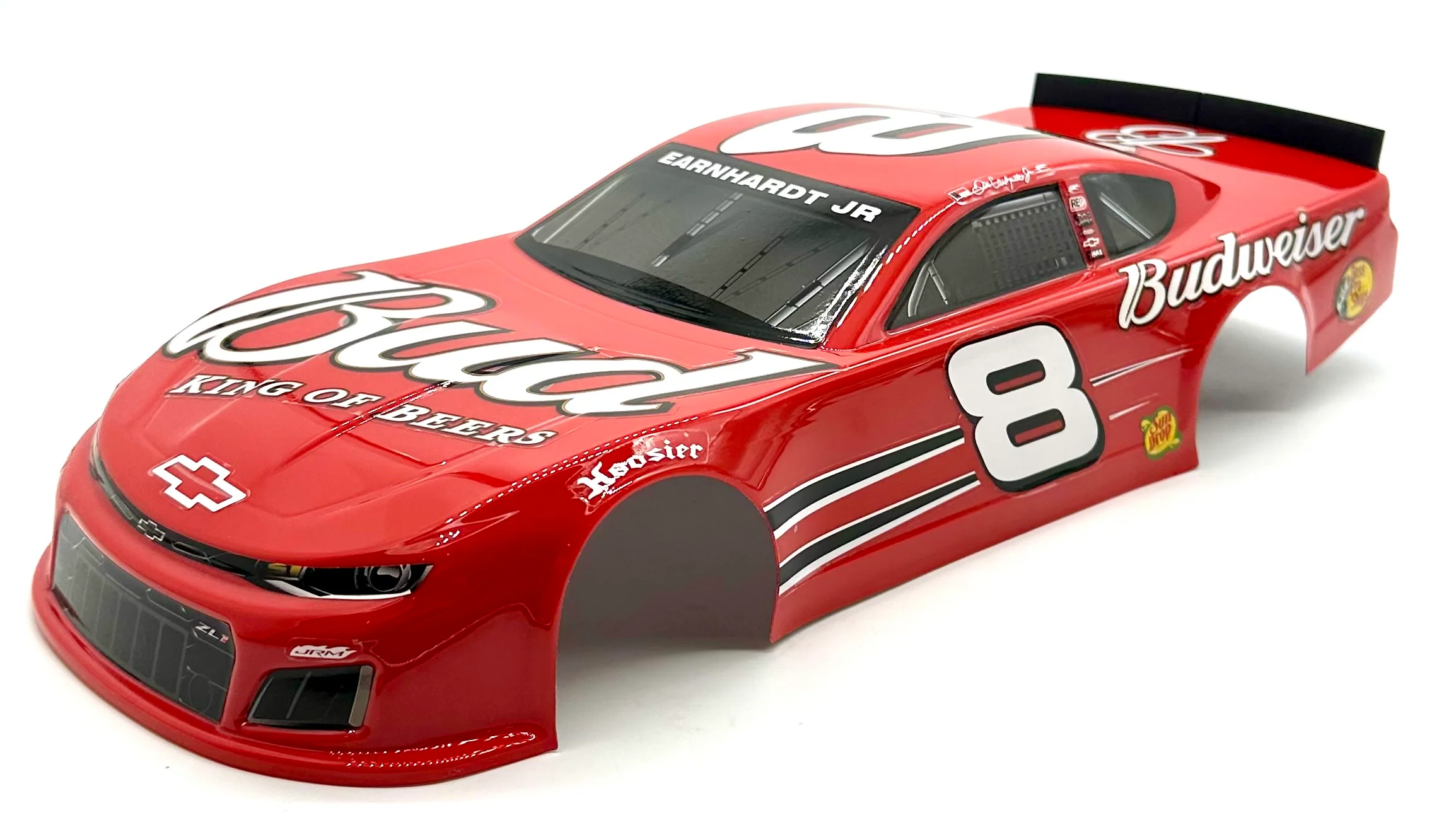 Losi Asphalt Late Model - Body (Red Budweiser Asphalt Late Model #8 Body: GROM (LOS-3104T1)