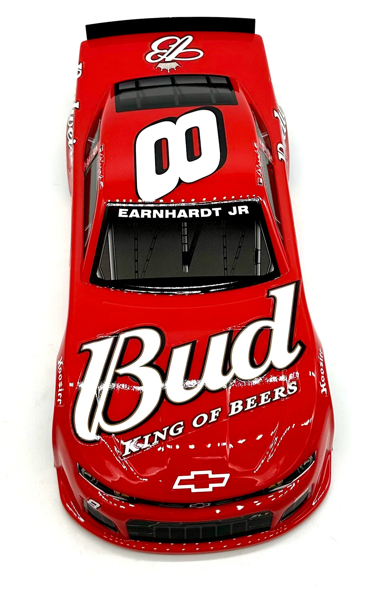 Losi Asphalt Late Model - Body (Red Budweiser Asphalt Late Model #8 Body: GROM (LOS-3104T1) - Image 4