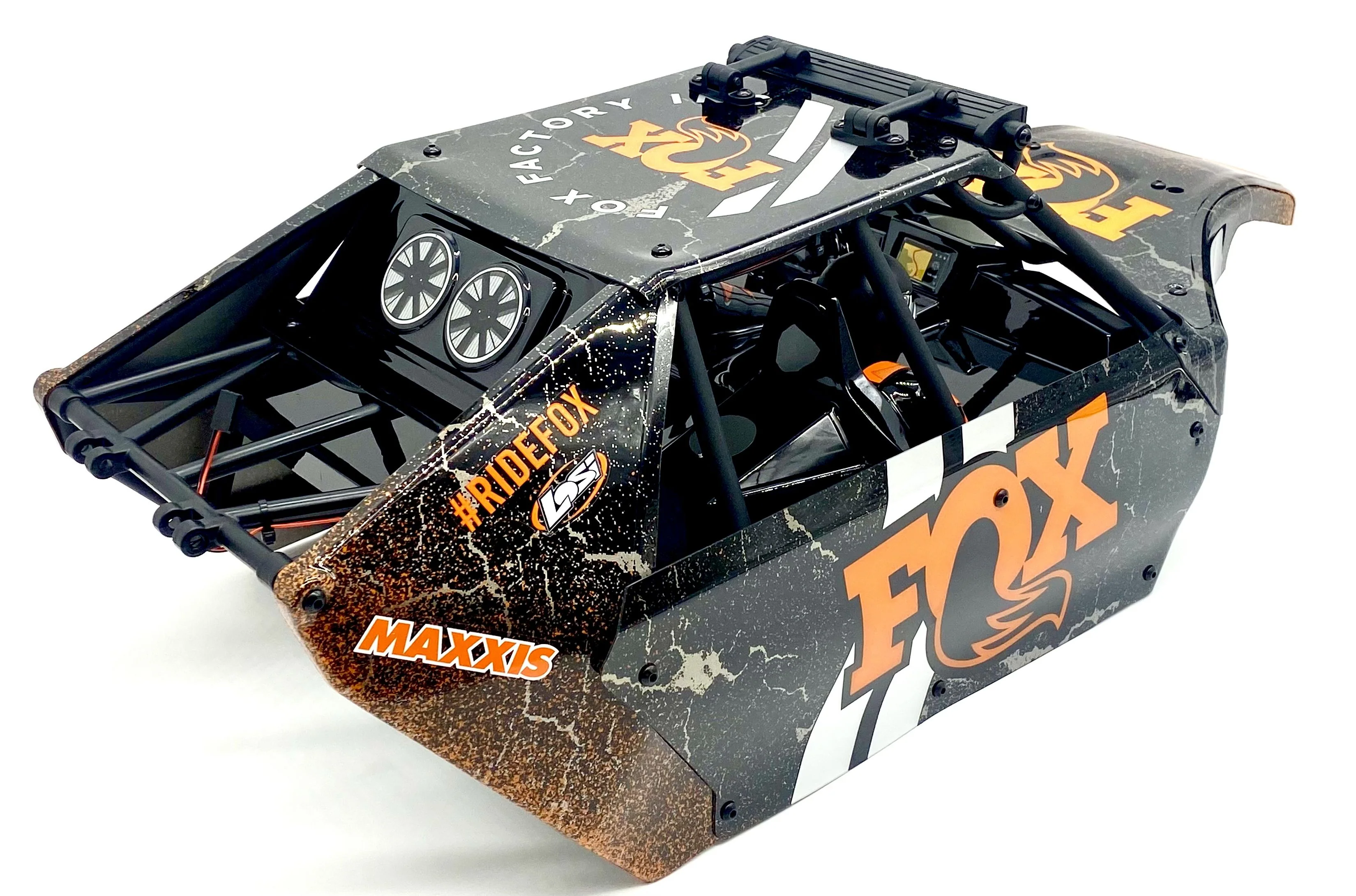Losi DBXL-E - Body (Fox Racing shell w/rollcage and light bar LOS05020V2 - Image 3