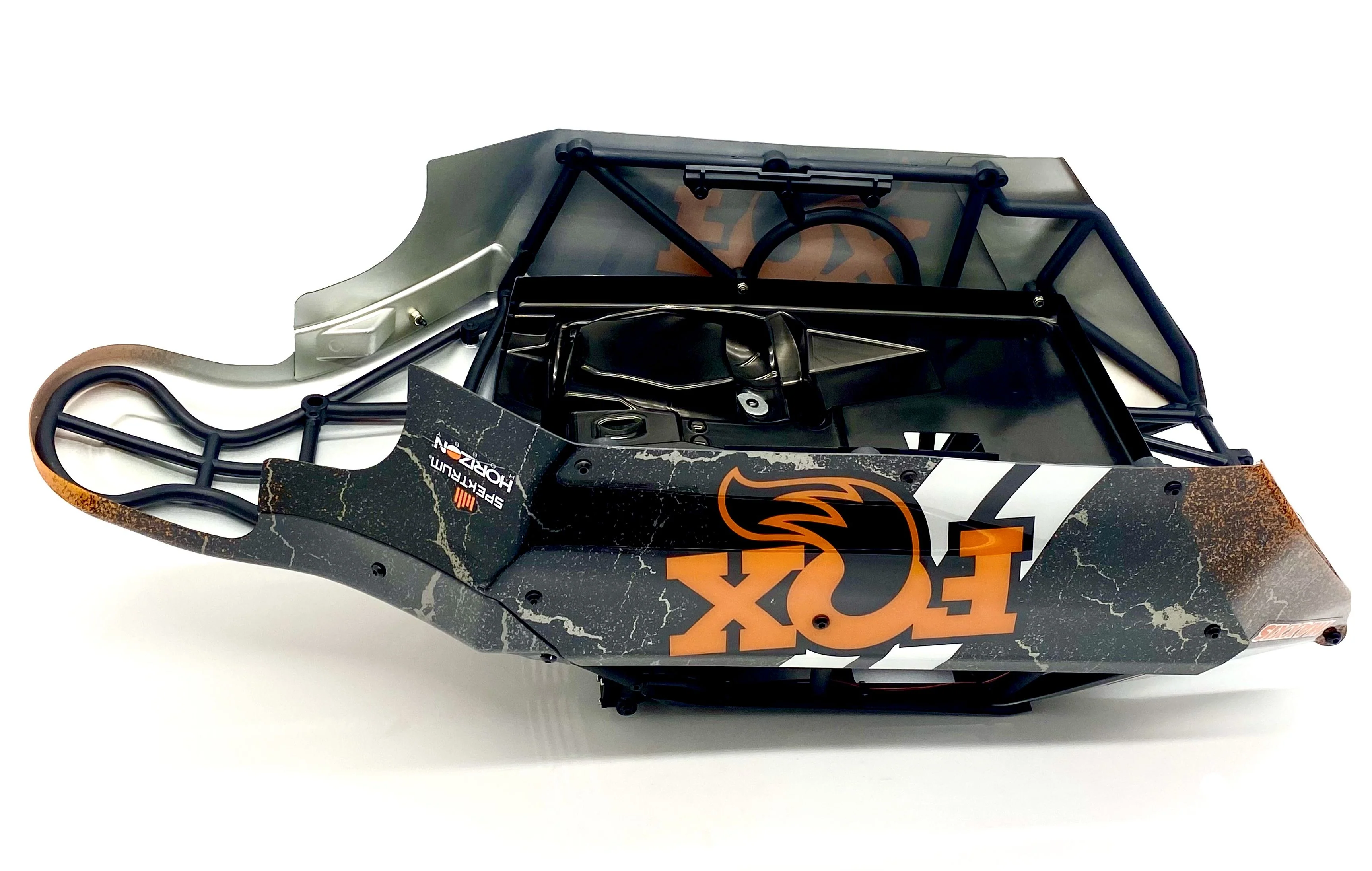 Losi DBXL-E - Body (Fox Racing shell w/rollcage and light bar LOS05020V2 - Image 4