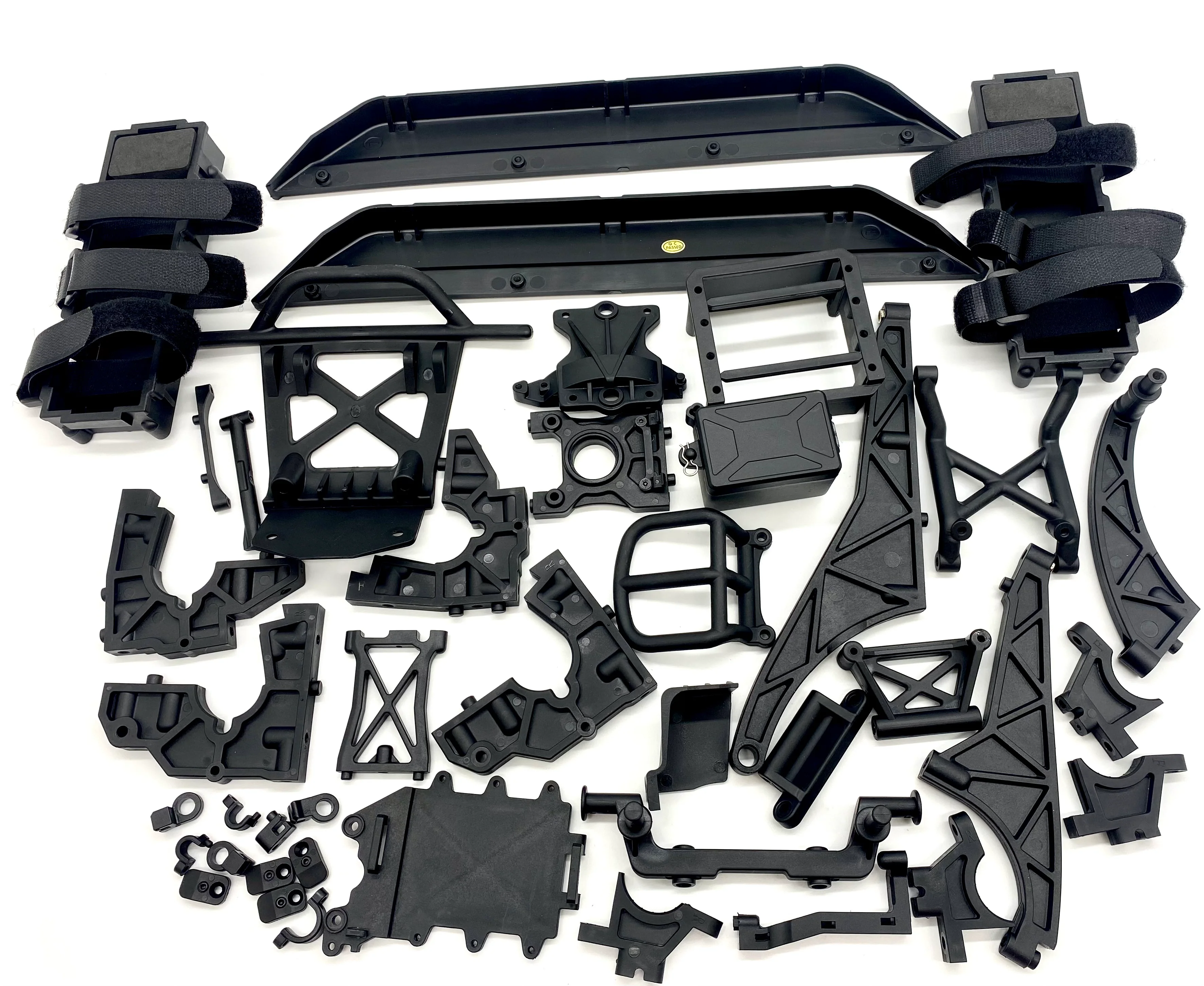 Losi DBXL-E - Side Guards, Bumper, Bulkheads, radio tray straps LOS05020V2 - Image 3