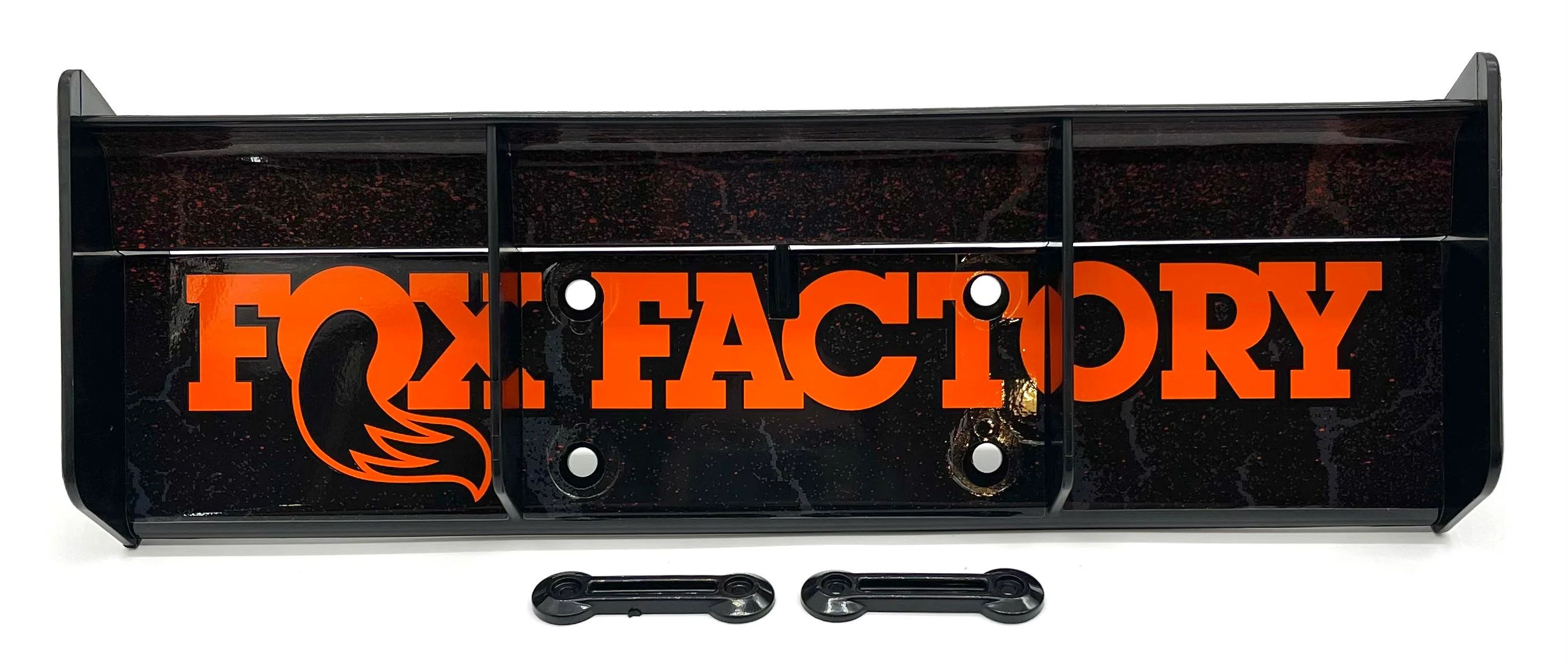 Losi DBXL-E - Wing (Black Orange FOX, spoiler w/washers LOS05020V2 - Image 3