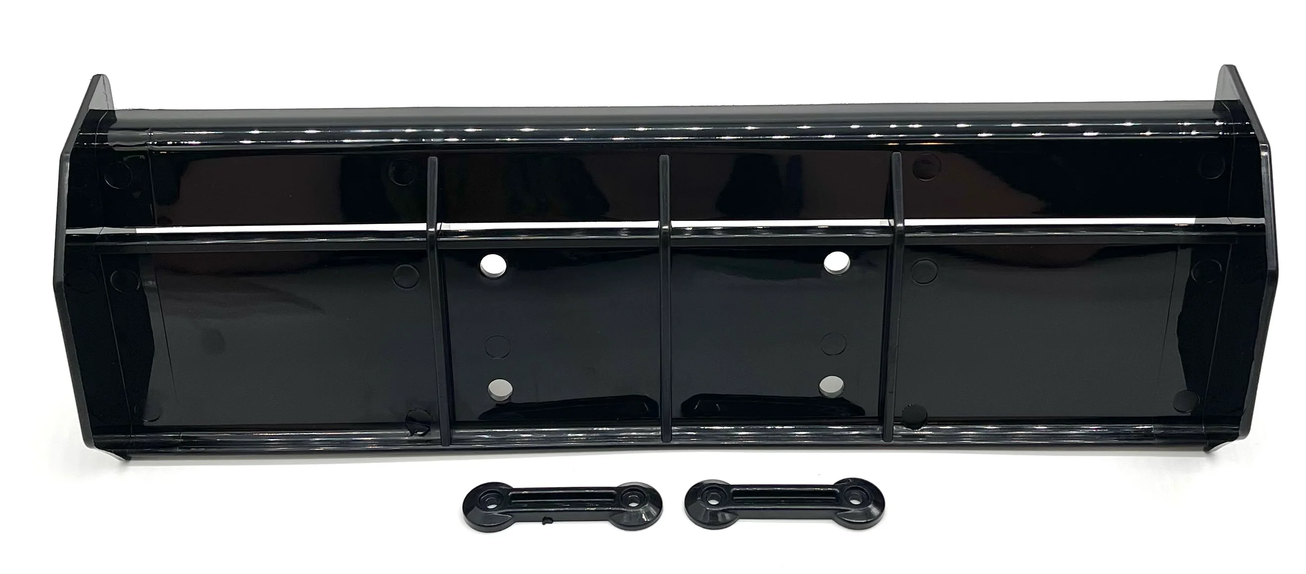 Losi DBXL-E - Wing (Black Orange FOX, spoiler w/washers LOS05020V2 - Image 4