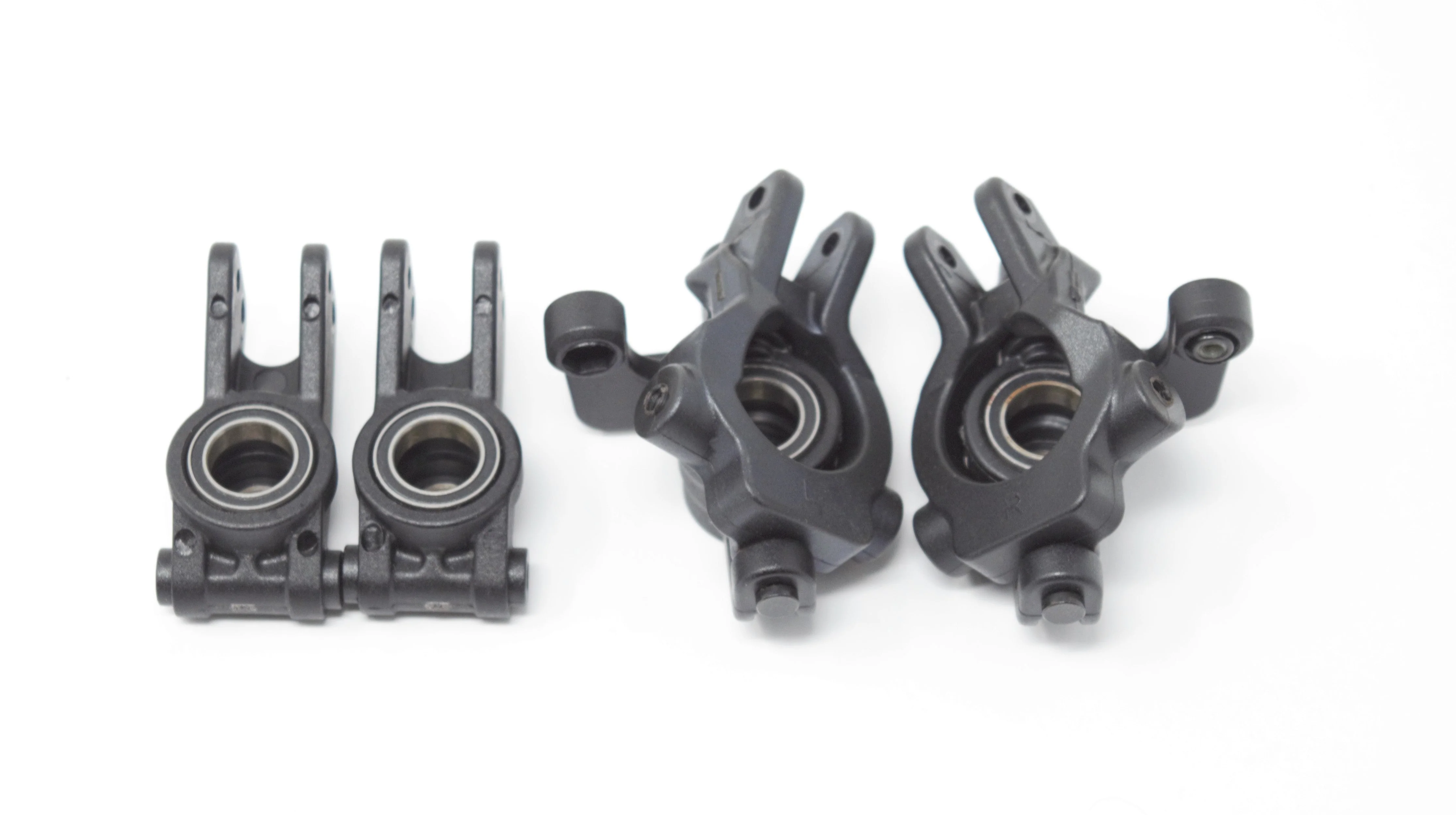 Losi LASERNUT U4 - Front Spindles, Carriers & Hubs set, bearings Buggy LOS03028