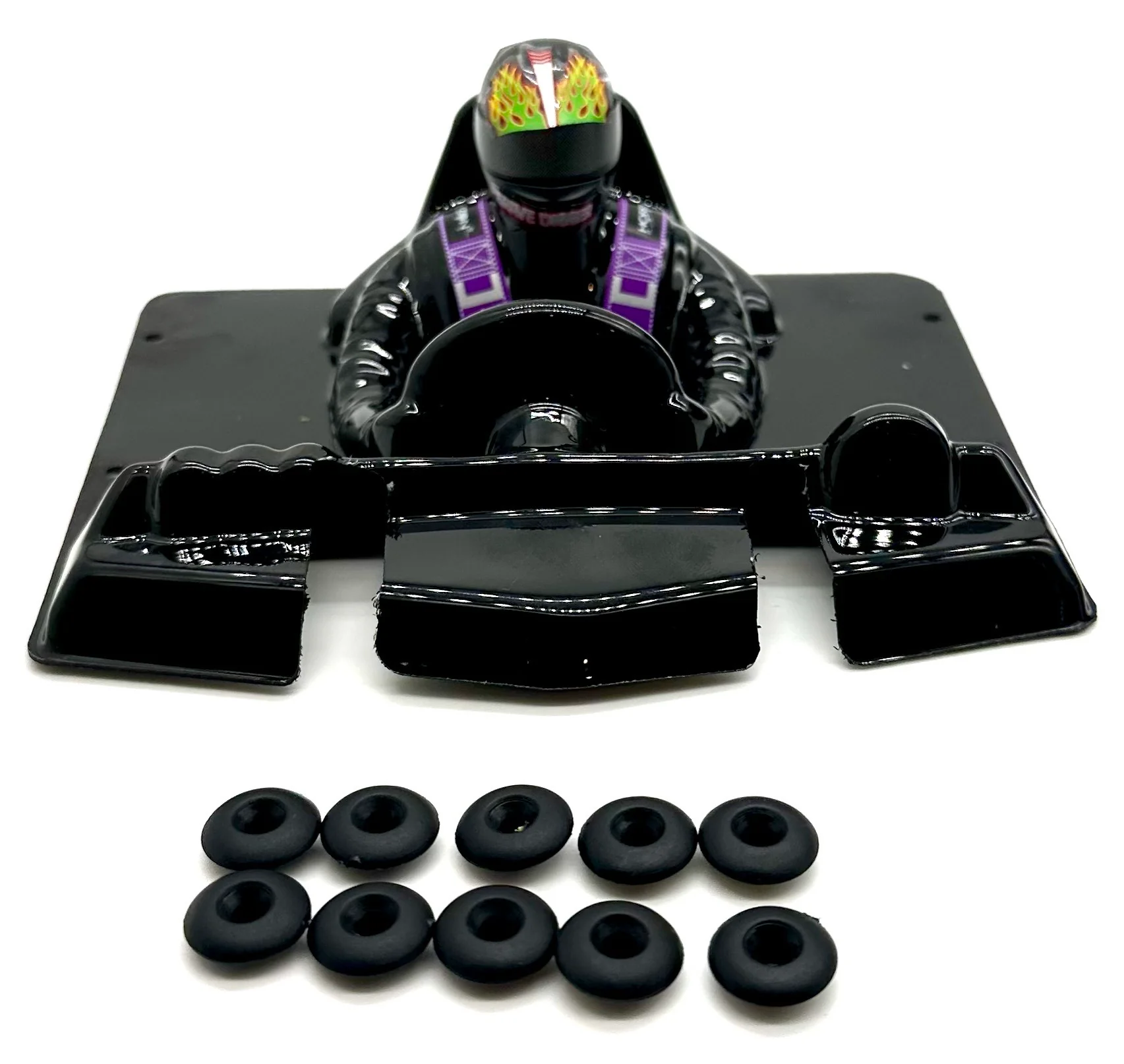 Losi LMT Grave Digger 2.0 BODY GREEN shell monster truck LOS04028 - Image 6
