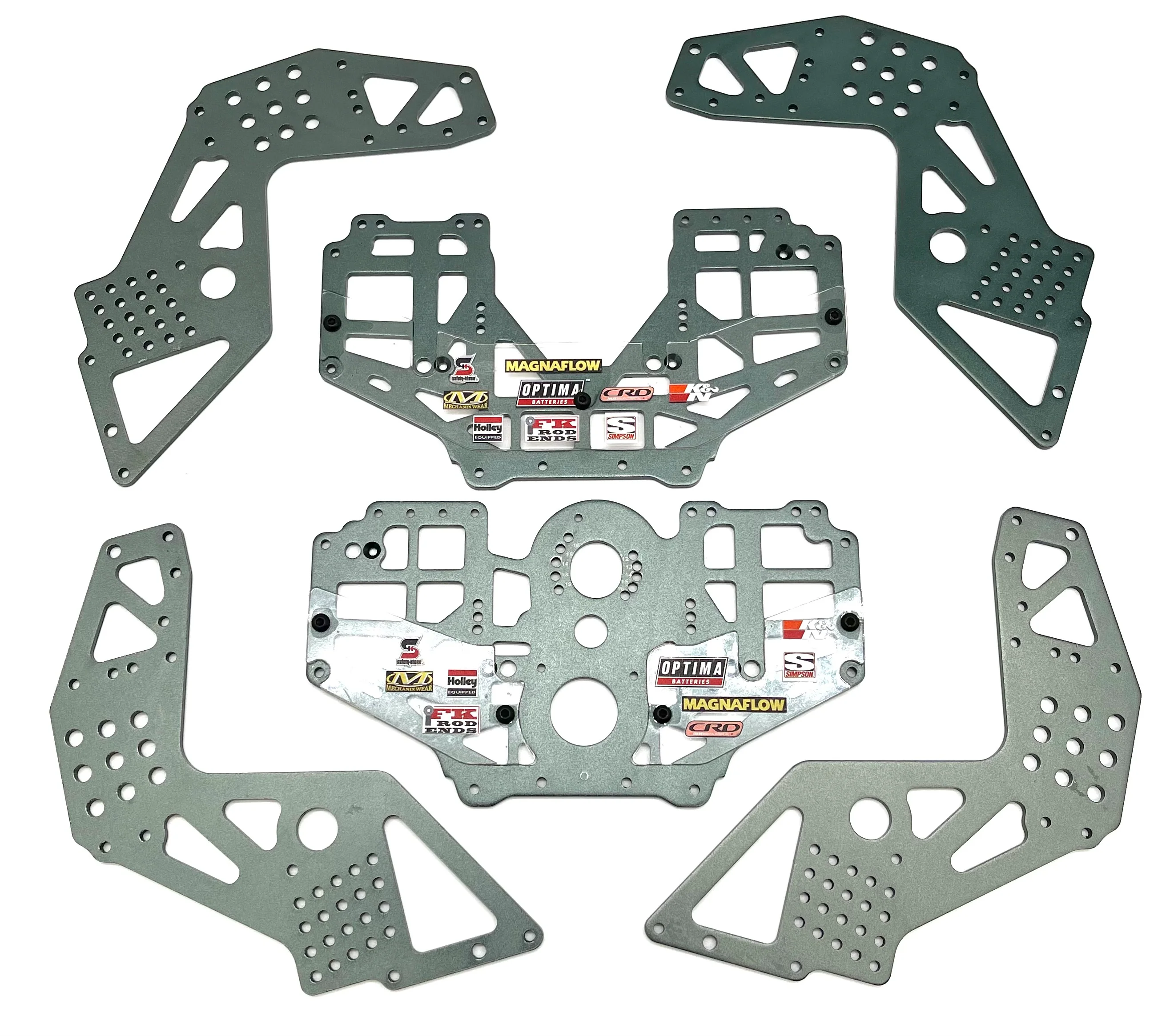 Losi LMT Grave Digger CHASSIS SIDE PLATES aluminum LOS04021T1