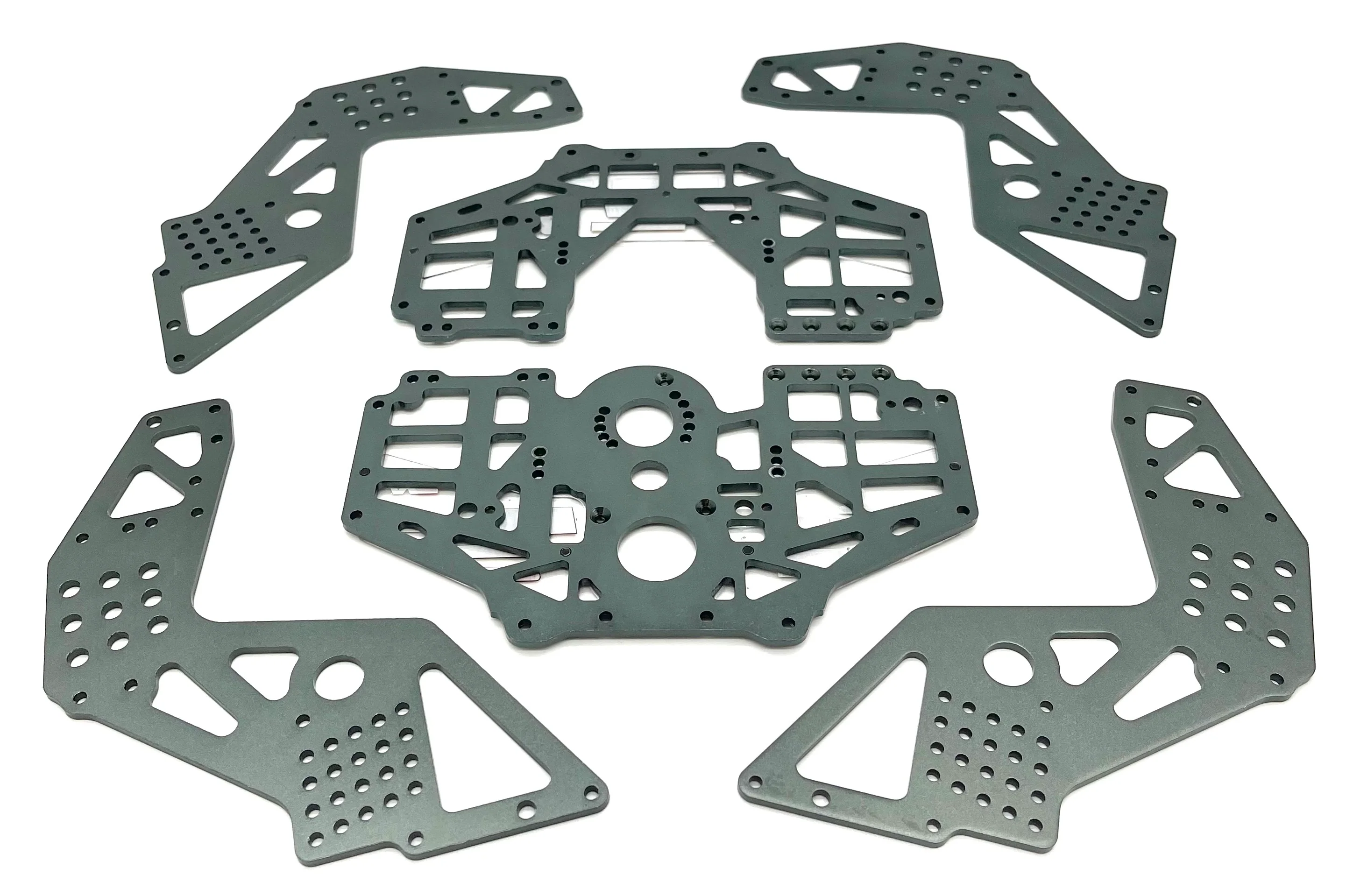 Losi LMT Grave Digger CHASSIS SIDE PLATES aluminum LOS04021T1 - Image 3