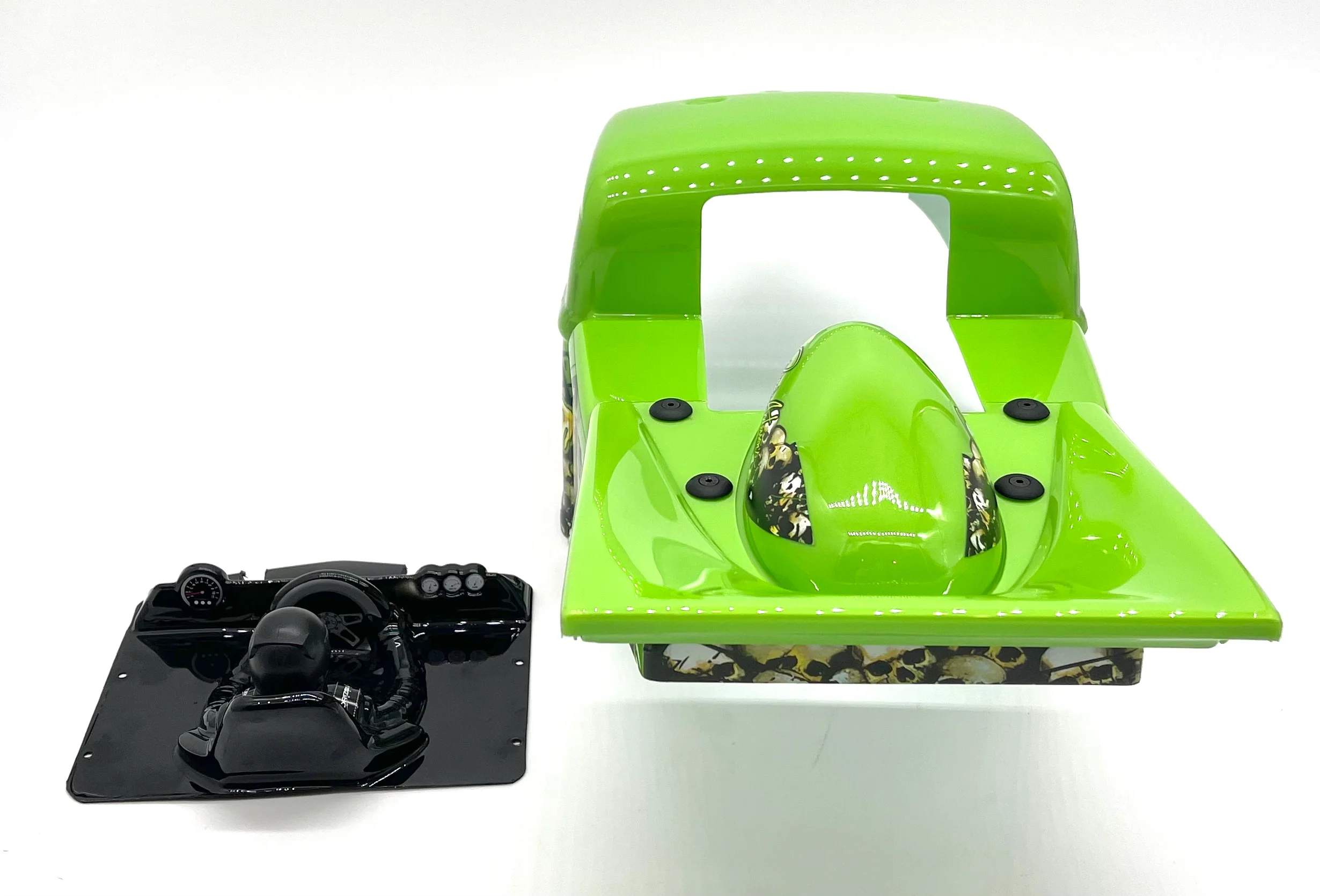 Losi LMT King Sling BODY and wing set, Green shell mega truck LOS04024 - Image 5