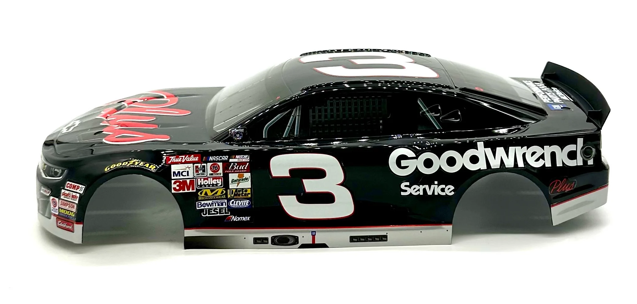 Losi Nascar Grom - Body (2025 Dale Earnhardt #3 Black Goodwrench LOS1122409) - Image 2