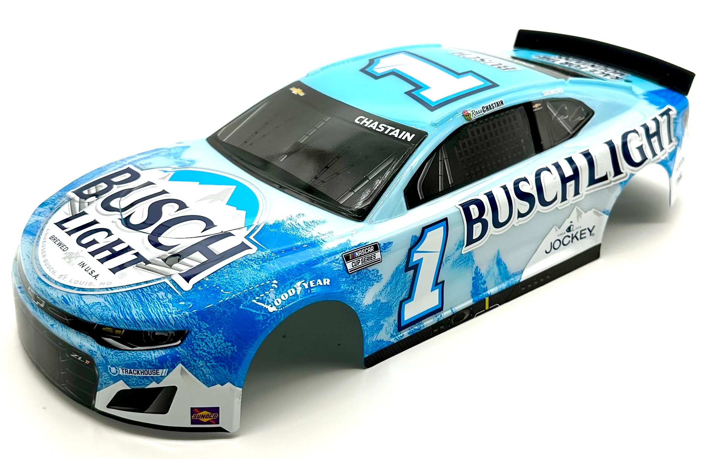 Losi Nascar Grom - Body (2025 Ross Chastiain #1 Blue Busch Light LOS1122409