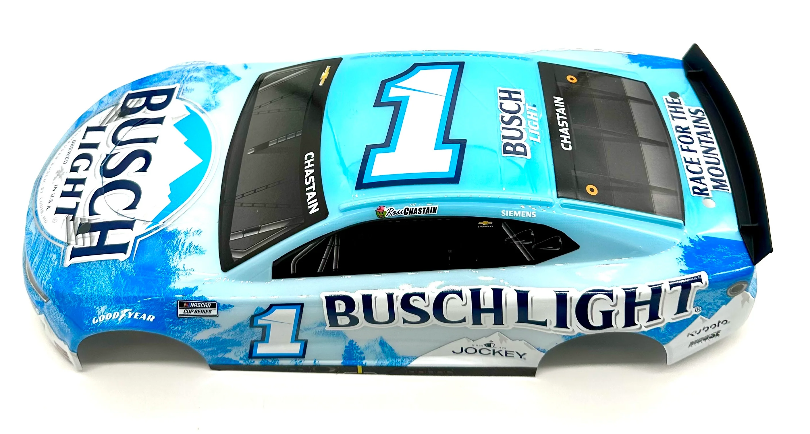 Losi Nascar Grom - Body (2025 Ross Chastiain #1 Blue Busch Light LOS1122409 - Image 4