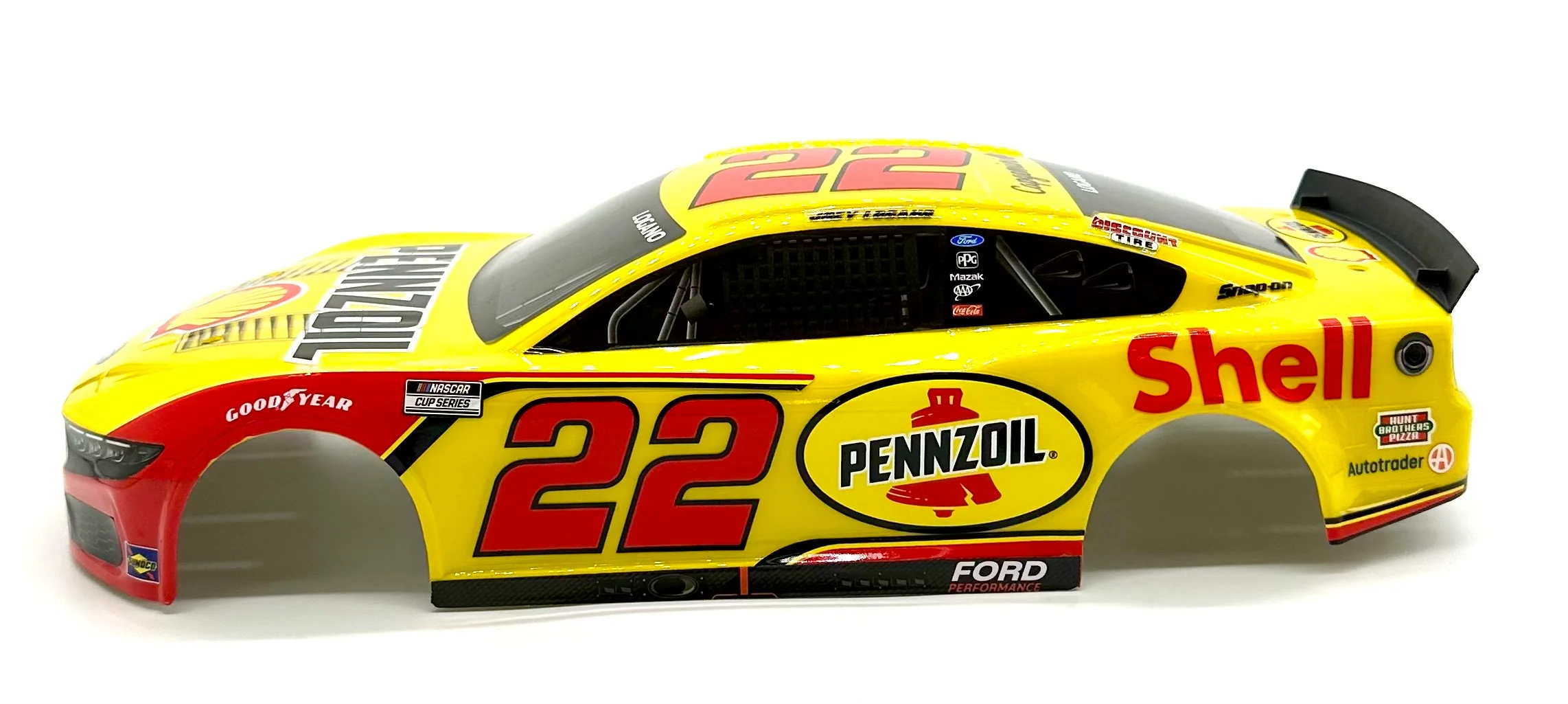 Losi Nascar Grom - Body (2025 Joey Logano #22 Yellow Pennzoil LOS1122409