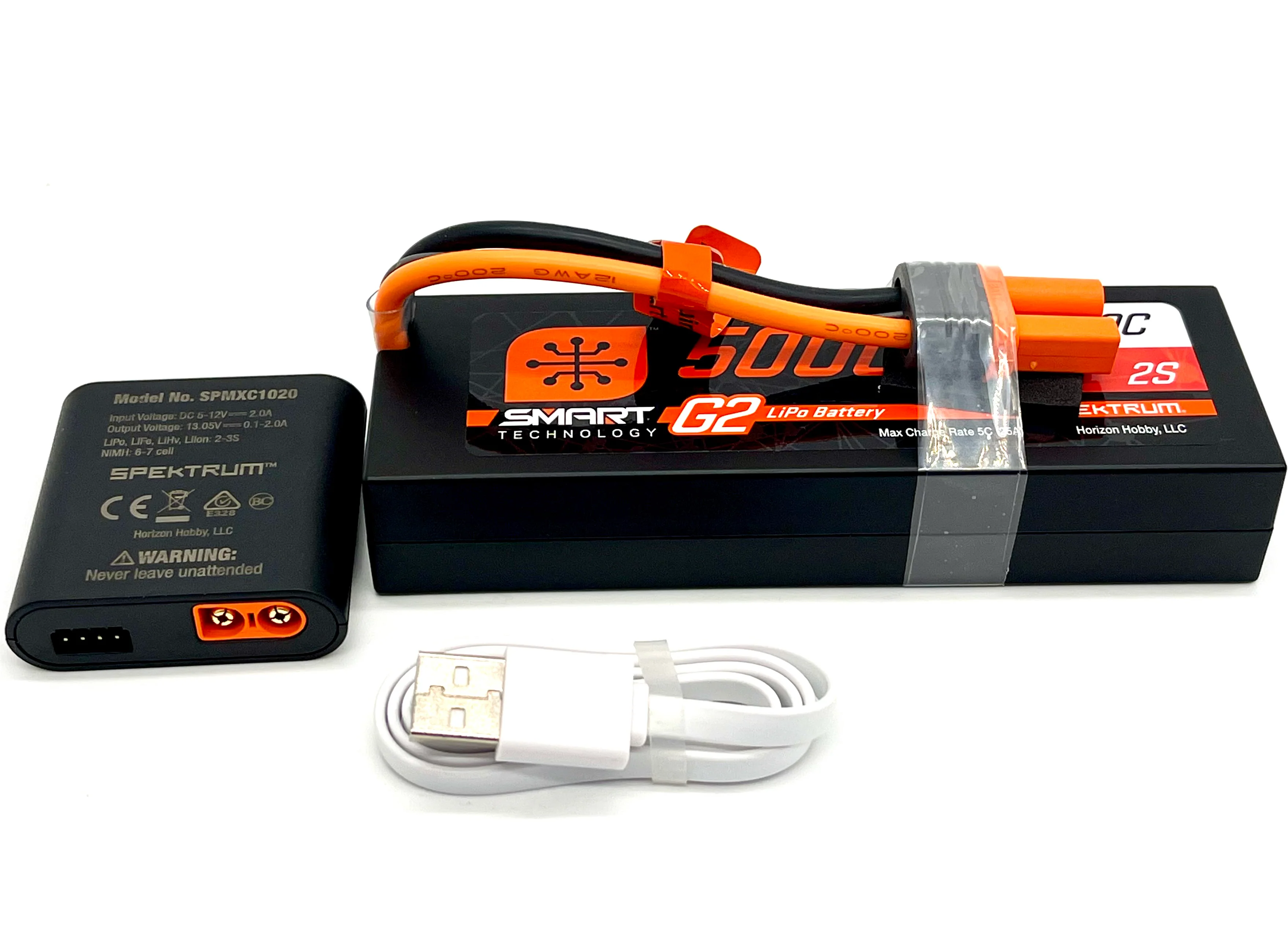 Losi Promoto - Battery 7.4v 2s Lipo G2 50c & Charger (S120) LOS06000 - Image 3